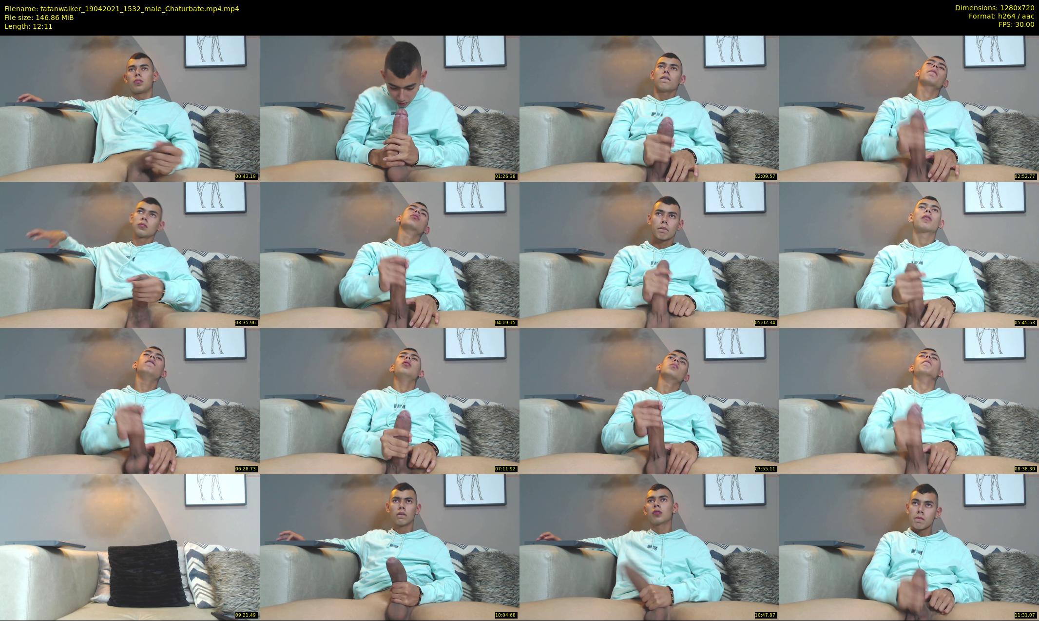 tatanwalker — 13 minute Chaturbate male cam show recording, 720p, Apr 19, 2021