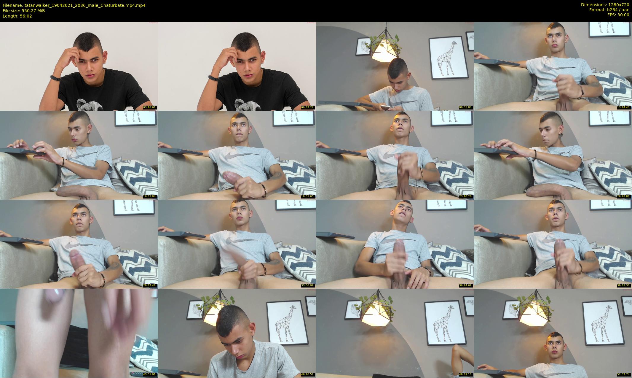 tatanwalker — 57 minute Chaturbate male cam show recording, 720p, Apr 19, 2021