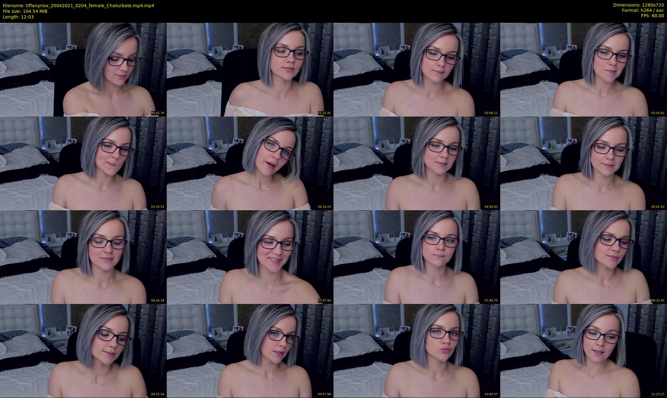 tiffanyriox — 13 minute Chaturbate female cam show recording, 720p, Apr 20, 2021
