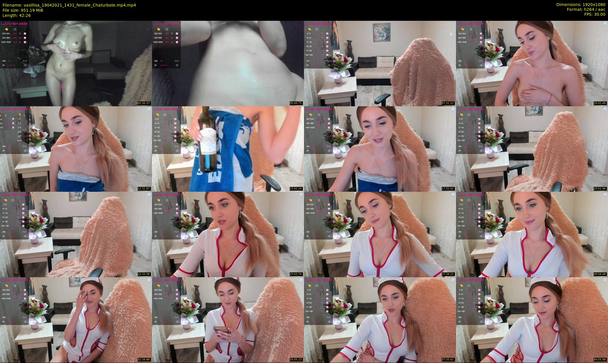 vasillisa — 43 minute Chaturbate female cam show recording, 1080p, Apr 19, 2021