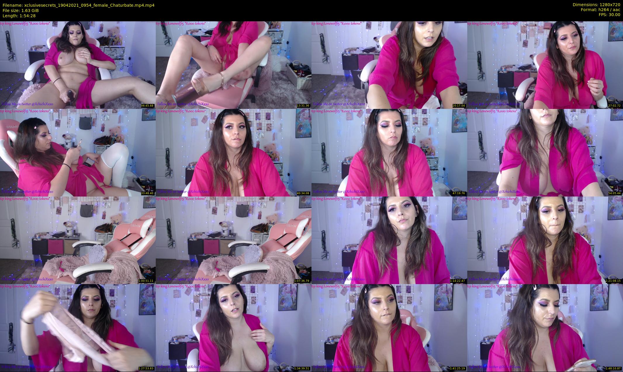 xclusivesecrets — 115 minute Chaturbate female cam show recording, 720p, Apr 19, 2021