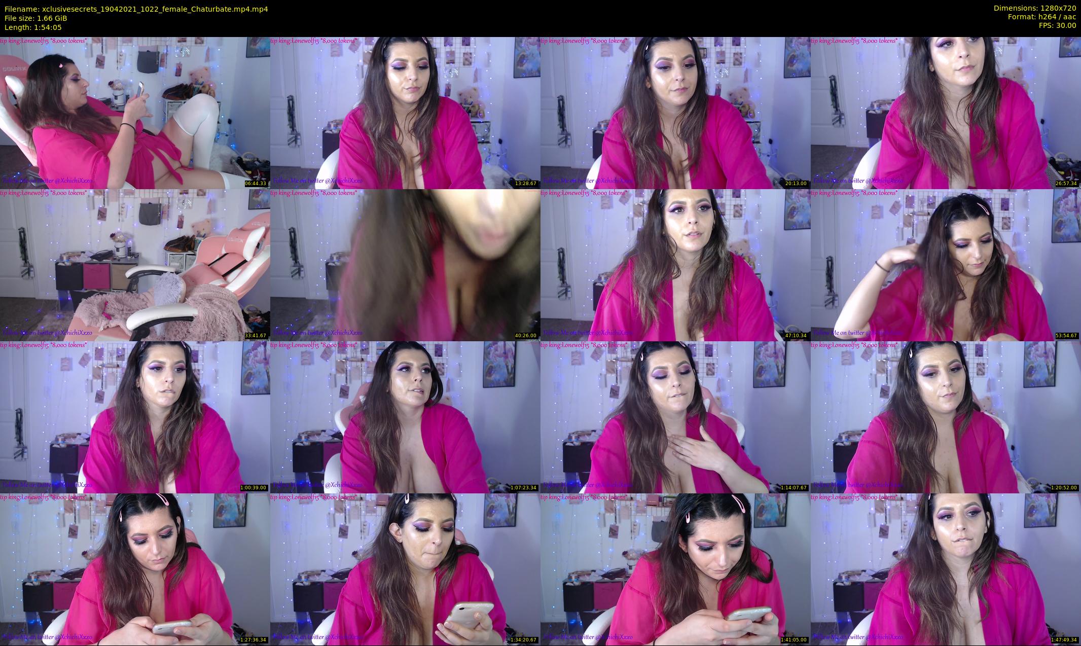 xclusivesecrets — 115 minute Chaturbate female cam show recording, 720p, Apr 19, 2021