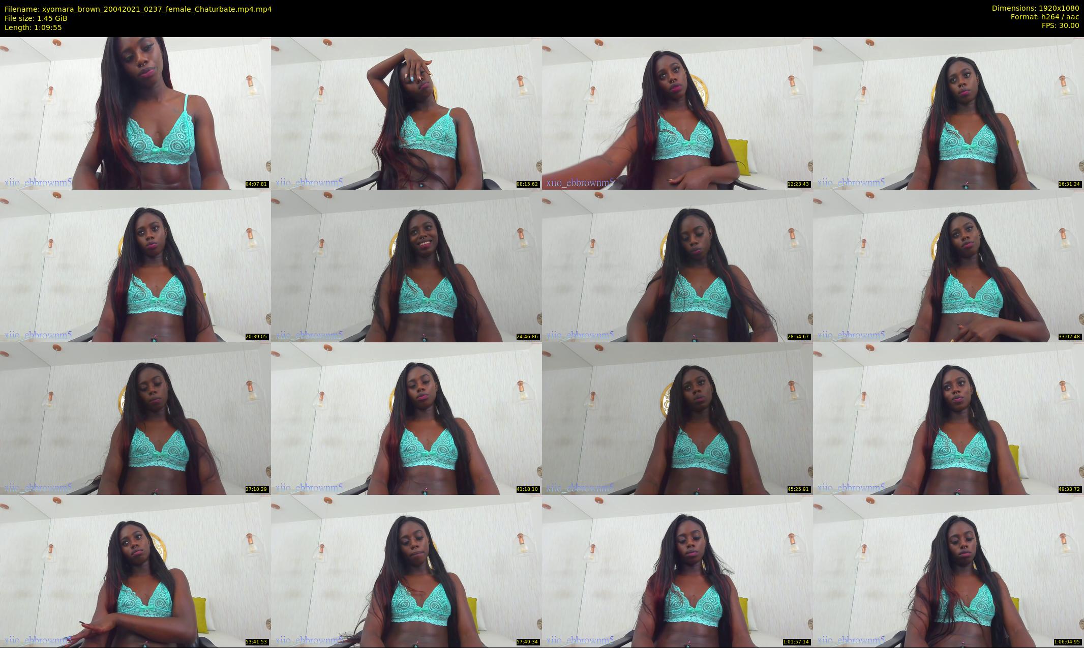 xyomara_brown — 70 minute Chaturbate female cam show recording, 1080p, Apr 20, 2021