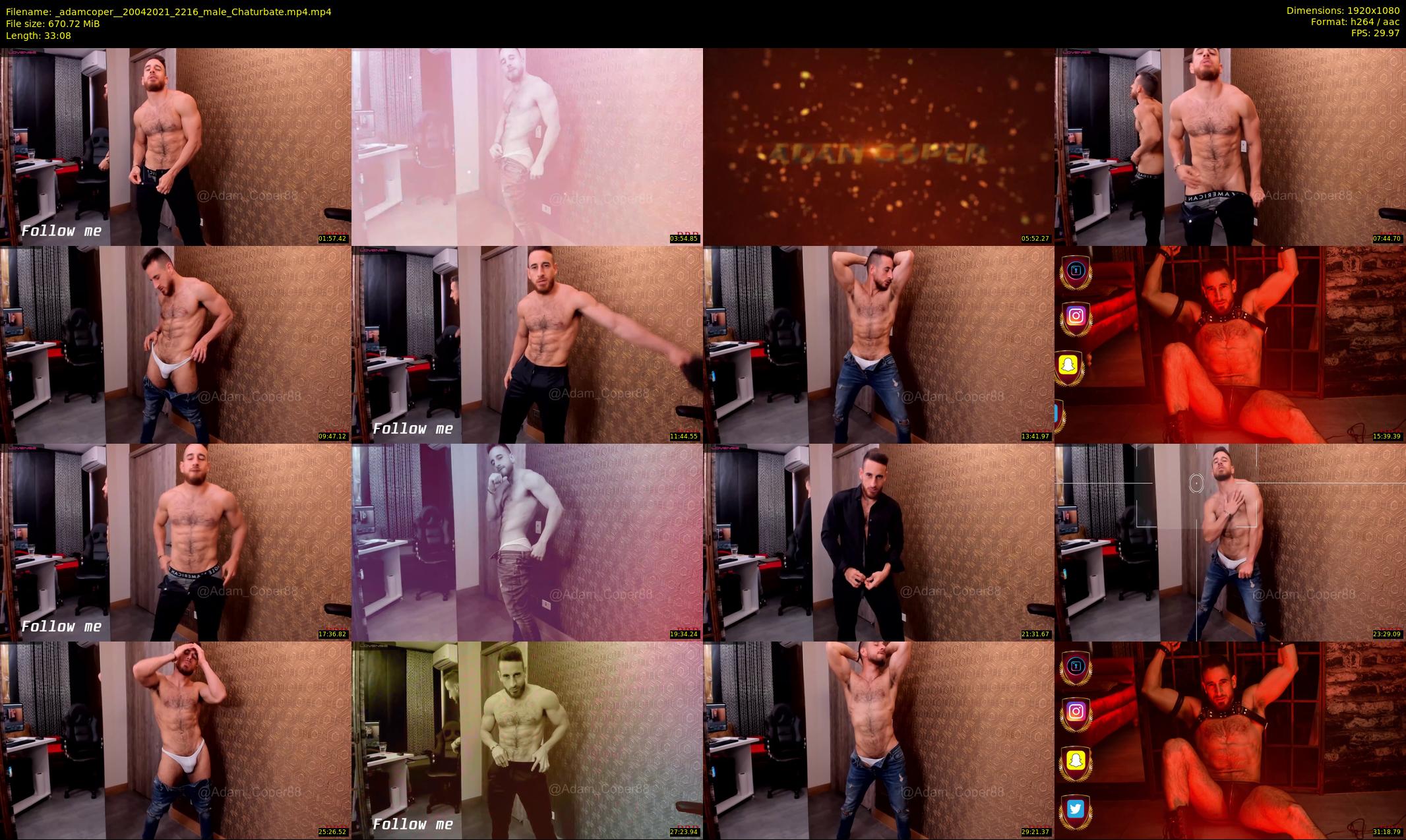 _adamcoper_ — 34 minute Chaturbate male cam show recording, 1080p, Apr 20, 2021