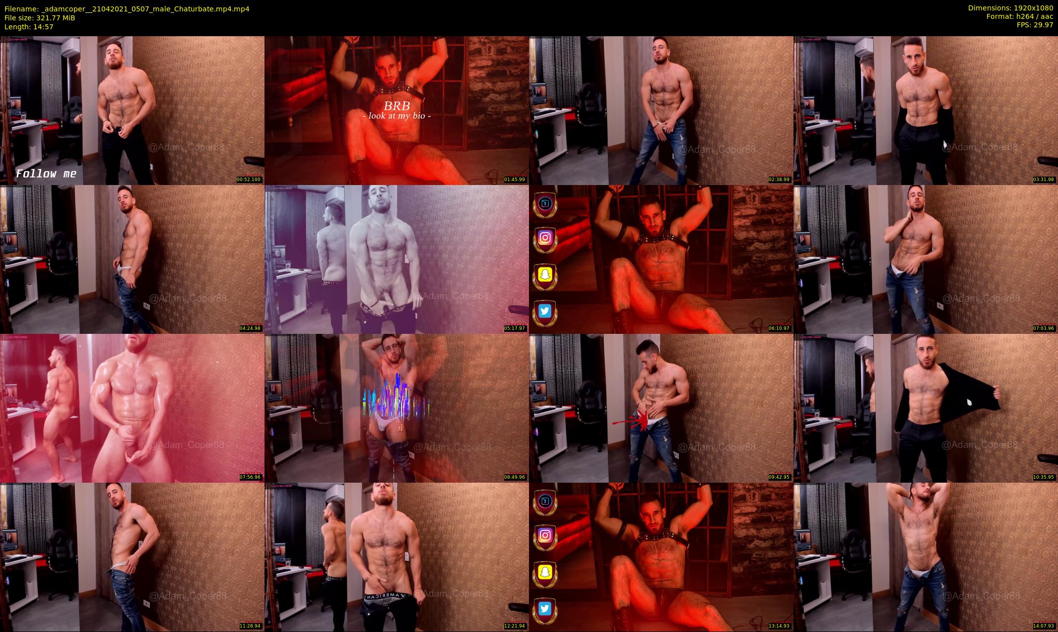 _adamcoper_ — 15 minute Chaturbate male cam show recording, 1080p, Apr 21, 2021