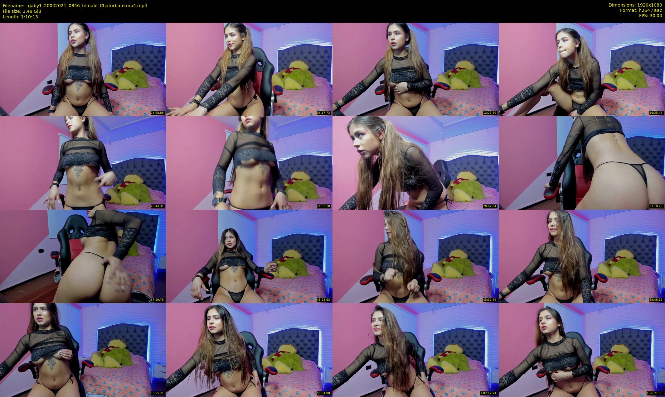 _gaby1 — 71 minute Chaturbate female cam show recording, 1080p, Apr 20, 2021