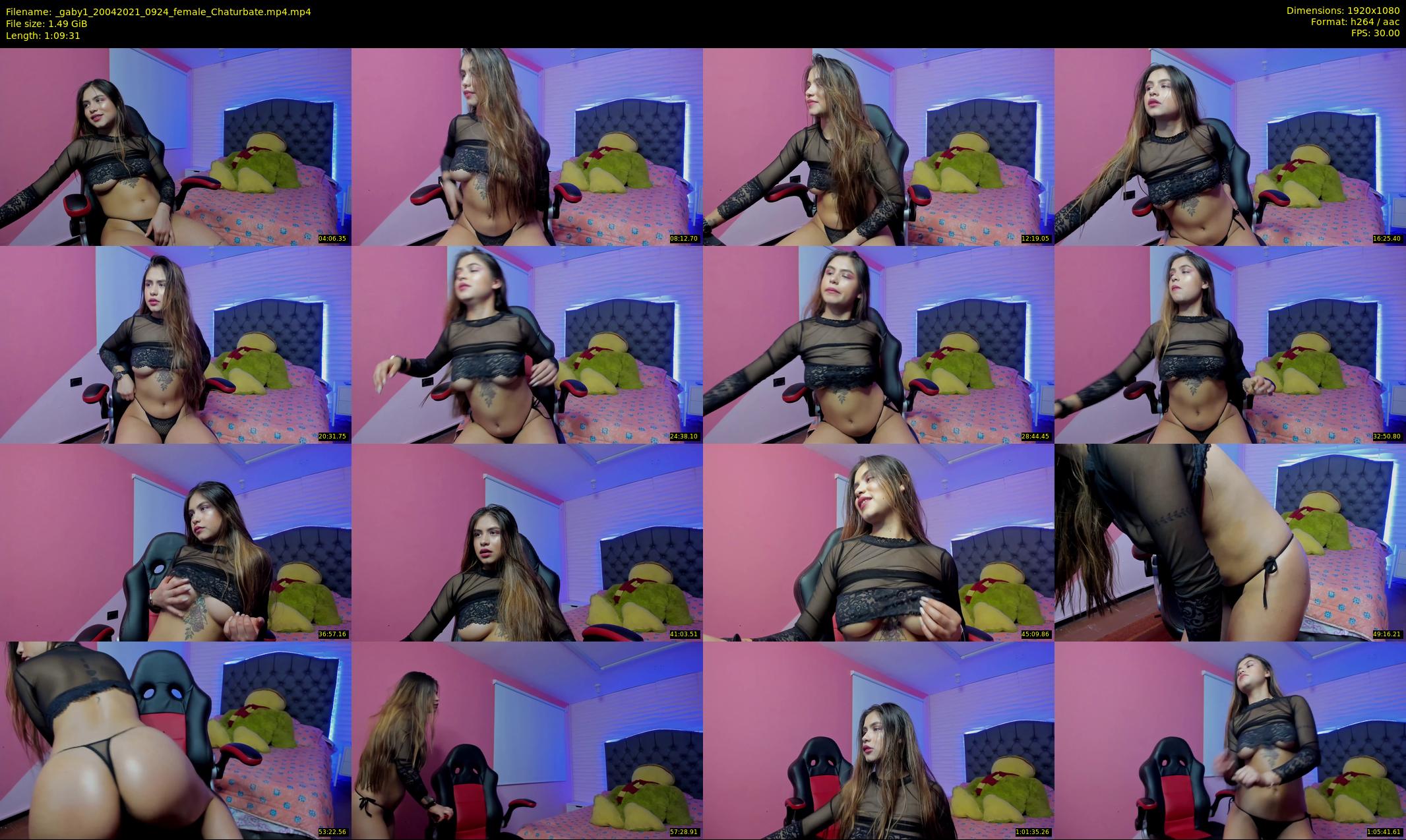 _gaby1 — 70 minute Chaturbate female cam show recording, 1080p, Apr 20, 2021