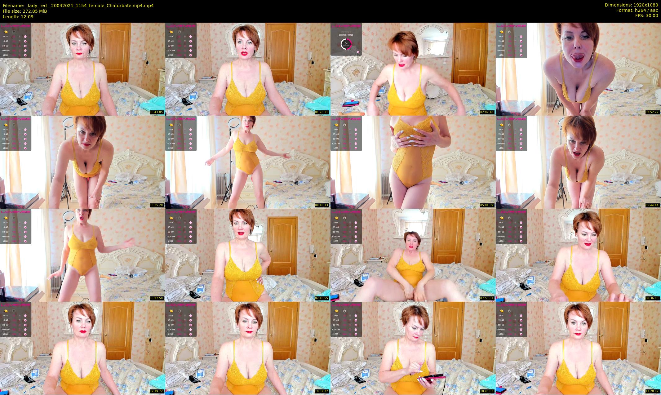 _lady_red_ — 13 minute Chaturbate female cam show recording, 1080p, Apr 20, 2021