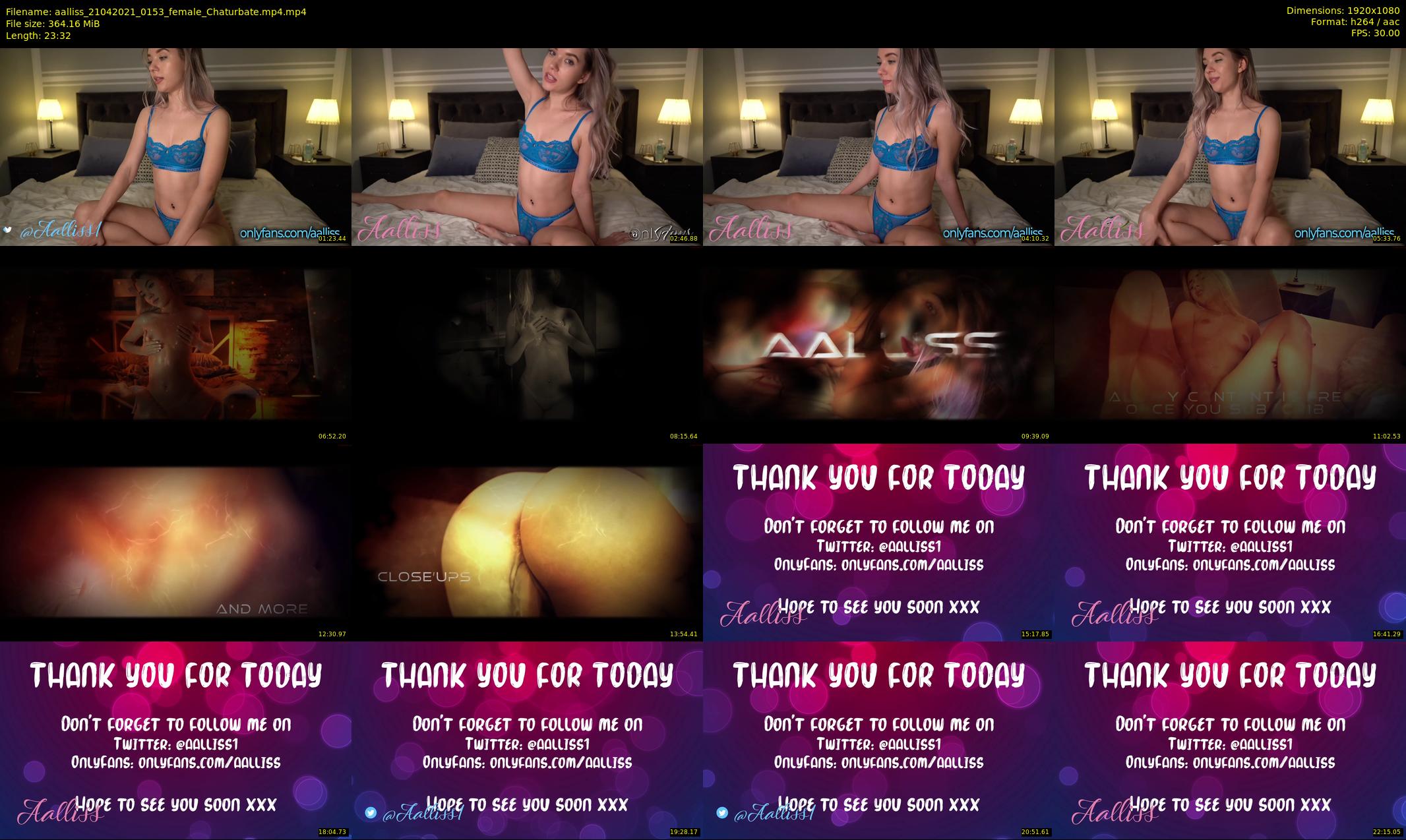 aalliss — 24 minute Chaturbate female cam show recording, 1080p, Apr 21, 2021