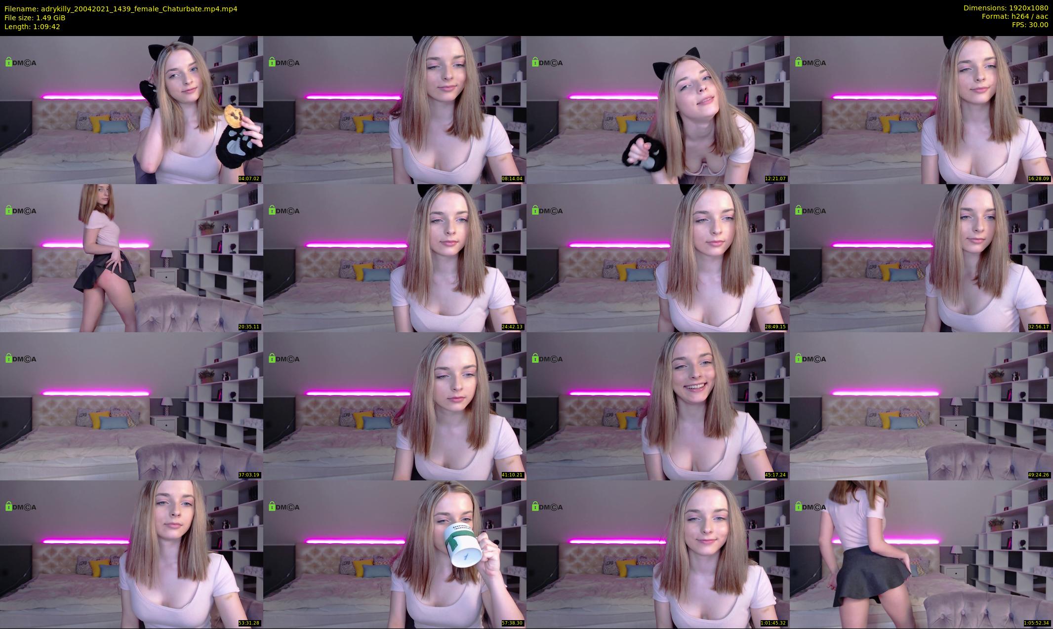 adrykilly — 70 minute Chaturbate female cam show recording, 1080p, Apr 20, 2021