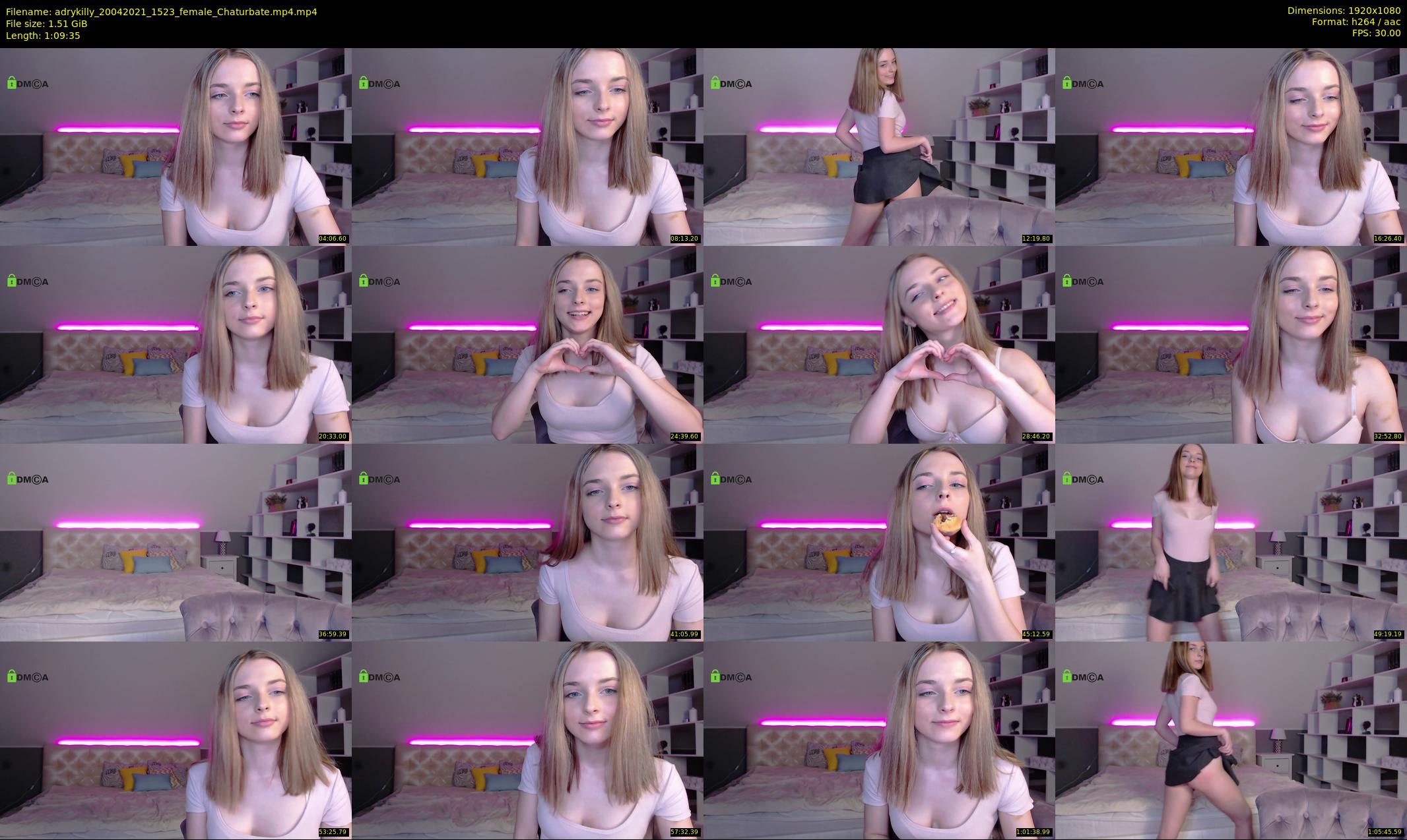 adrykilly — 70 minute Chaturbate female cam show recording, 1080p, Apr 20, 2021