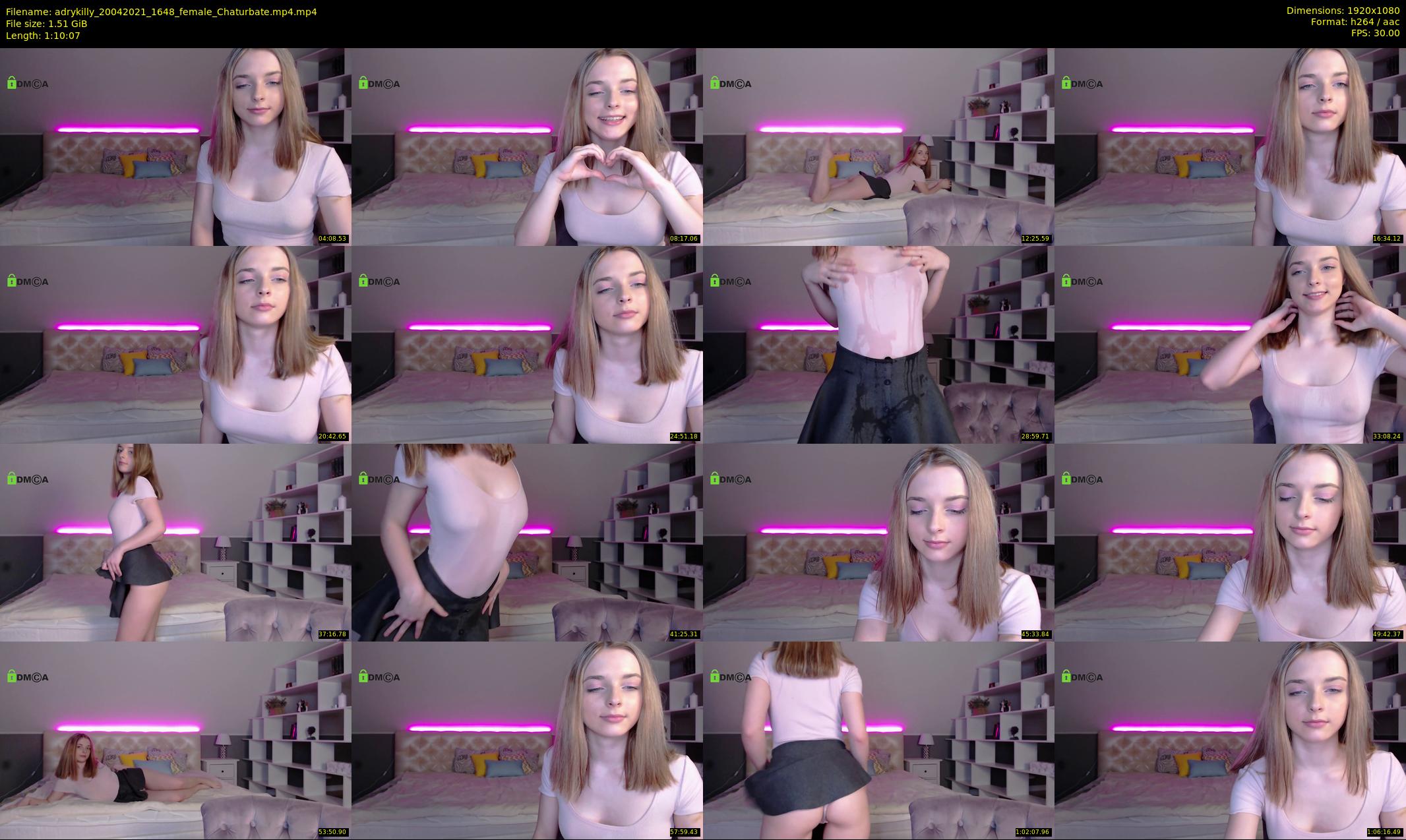 adrykilly — 71 minute Chaturbate female cam show recording, 1080p, Apr 20, 2021