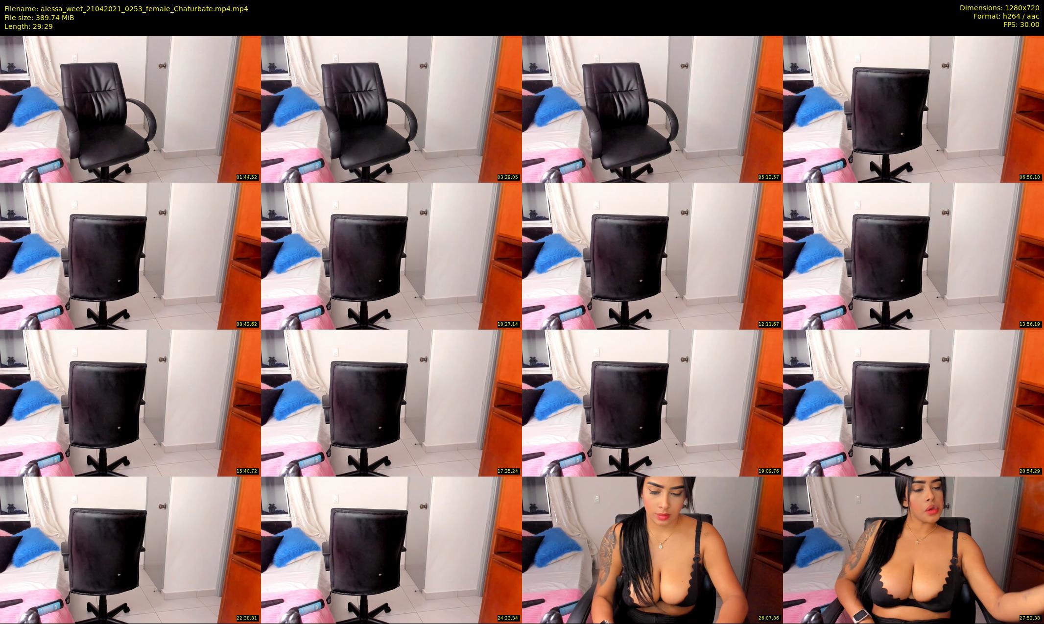 alessa_weet — 30 minute Chaturbate female cam show recording, 720p, Apr 21, 2021