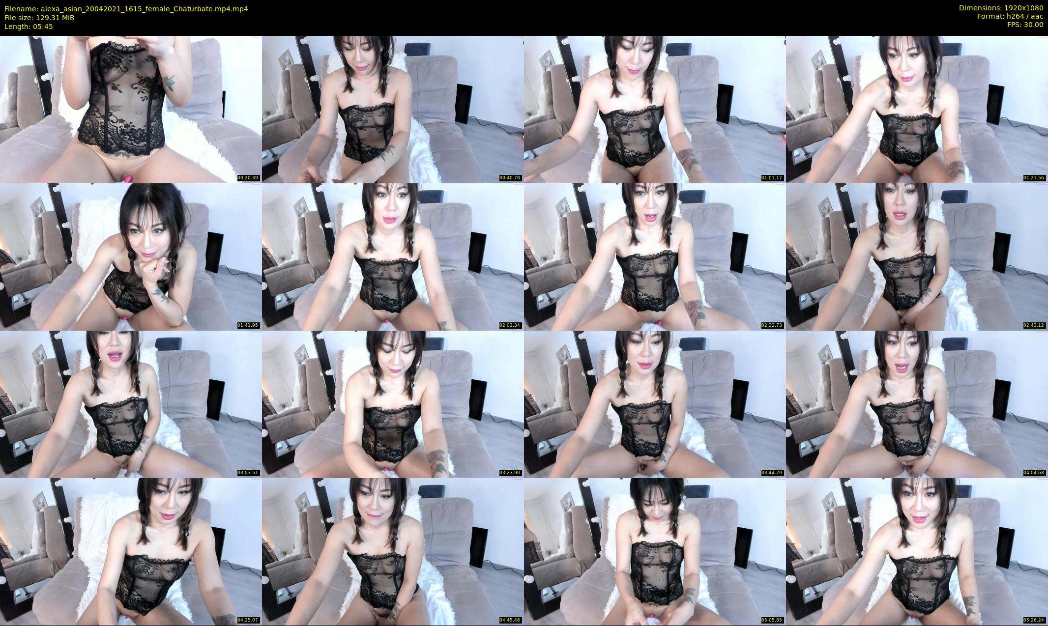alexa_asian — 6 minute Chaturbate female cam show recording, 1080p, Apr 20, 2021