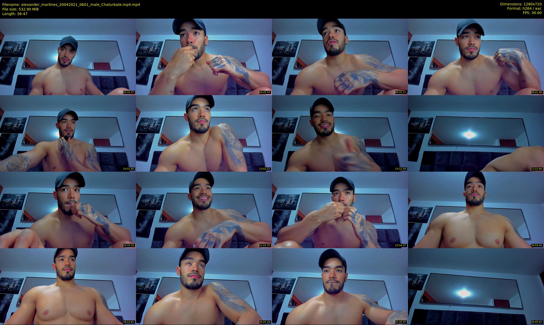 alexander_martines — 37 minute Chaturbate male cam show recording, 720p, Apr 20, 2021