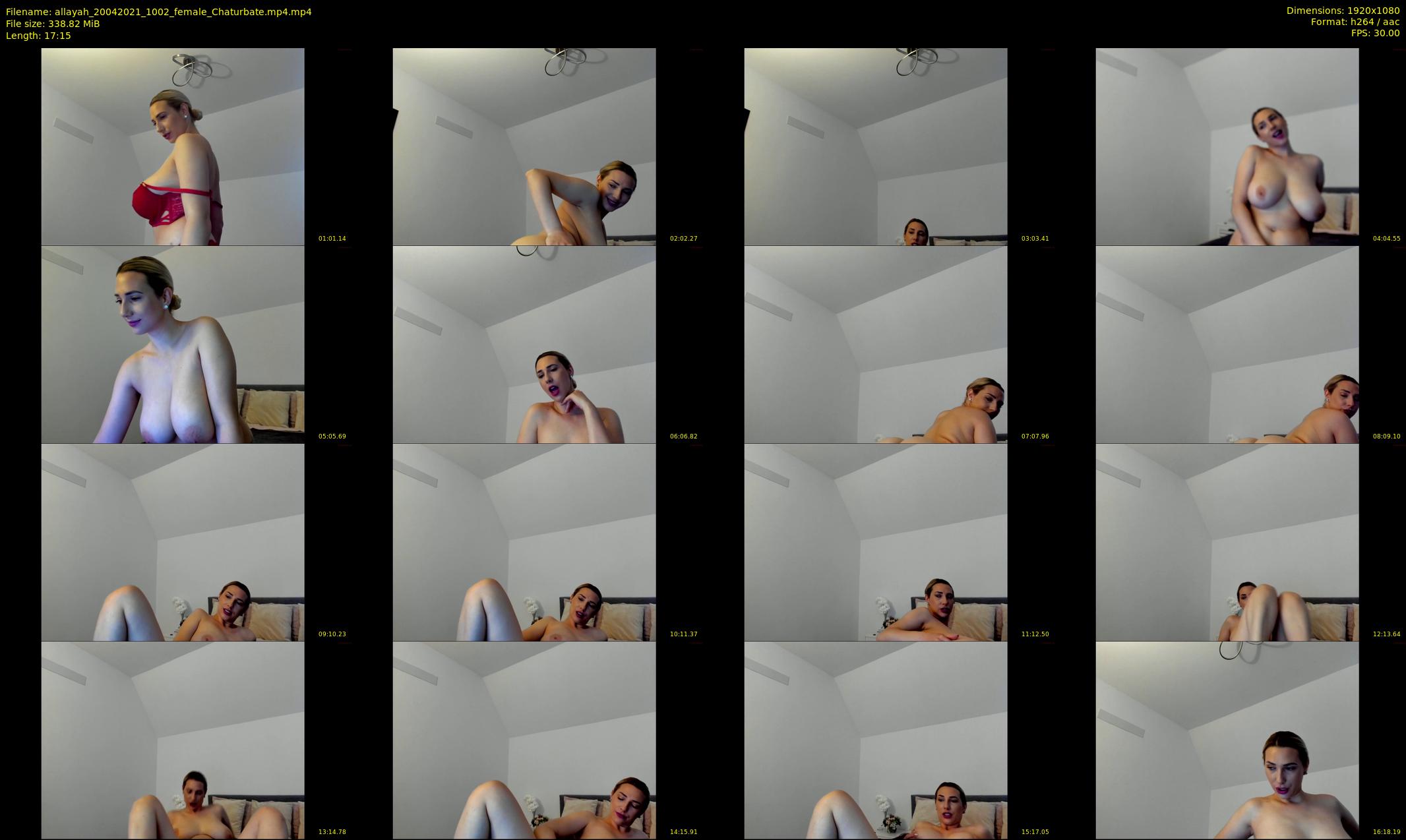 allayah — 18 minute Chaturbate female cam show recording, 1080p, Apr 20, 2021