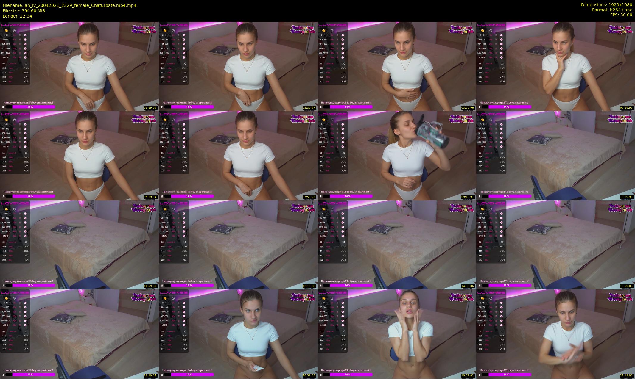 an_iv — 23 minute Chaturbate female cam show recording, 1080p, Apr 20, 2021