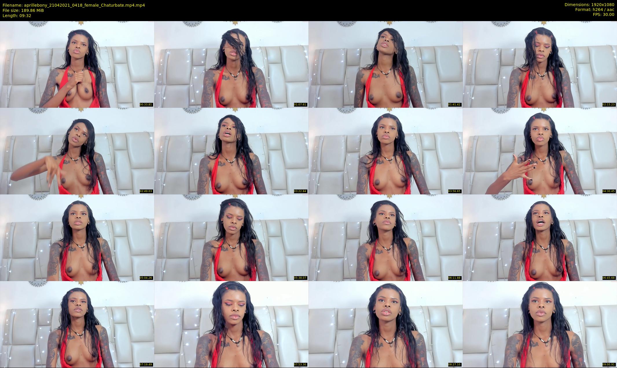 aprillebony — 10 minute Chaturbate female cam show recording, 1080p, Apr 21, 2021