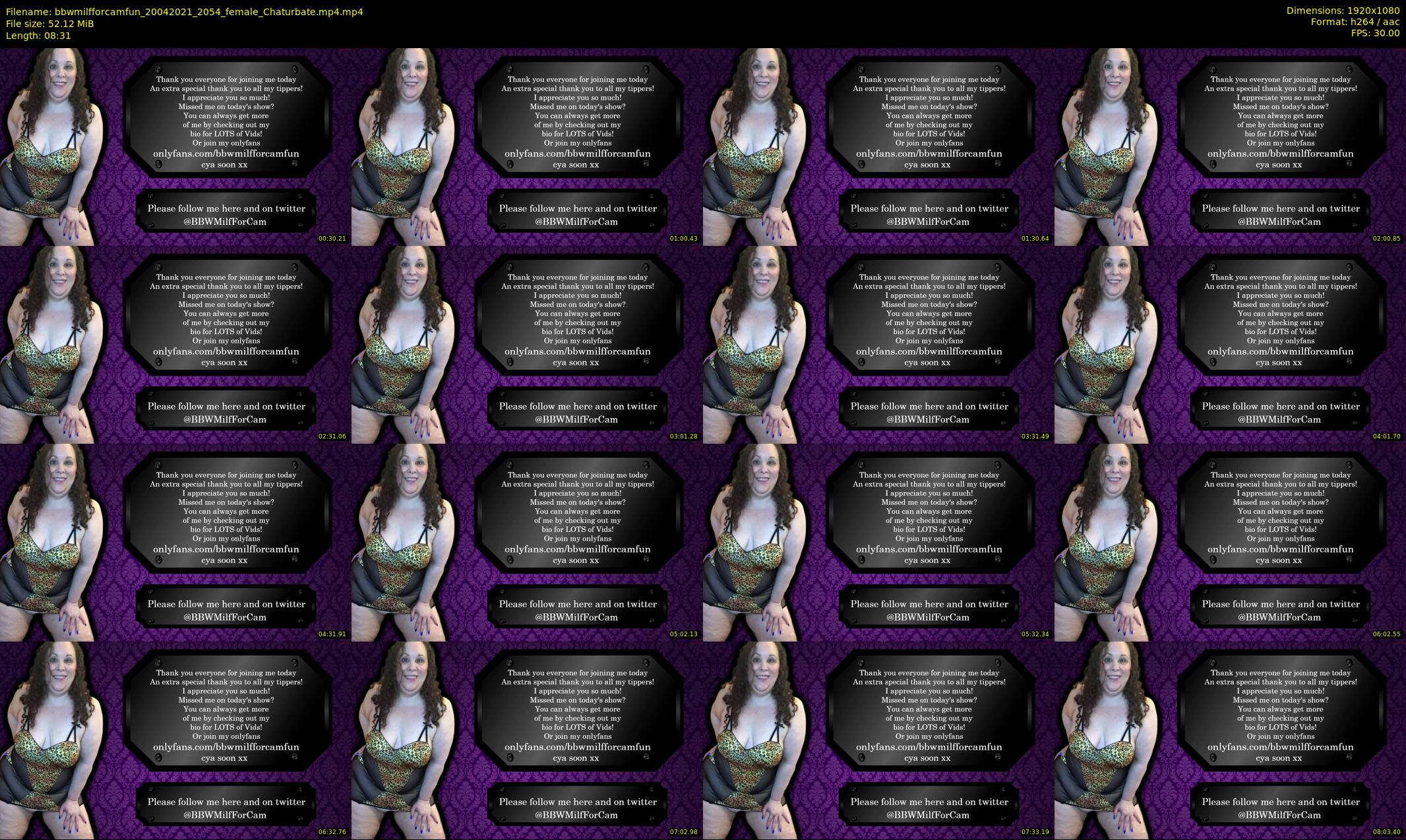 bbwmilfforcamfun — 9 minute Chaturbate female cam show recording, 1080p, Apr 20, 2021