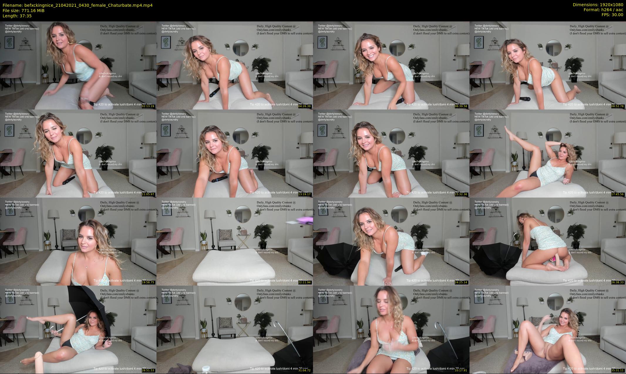 befxckingnice — 38 minute Chaturbate female cam show recording, 1080p, Apr 21, 2021