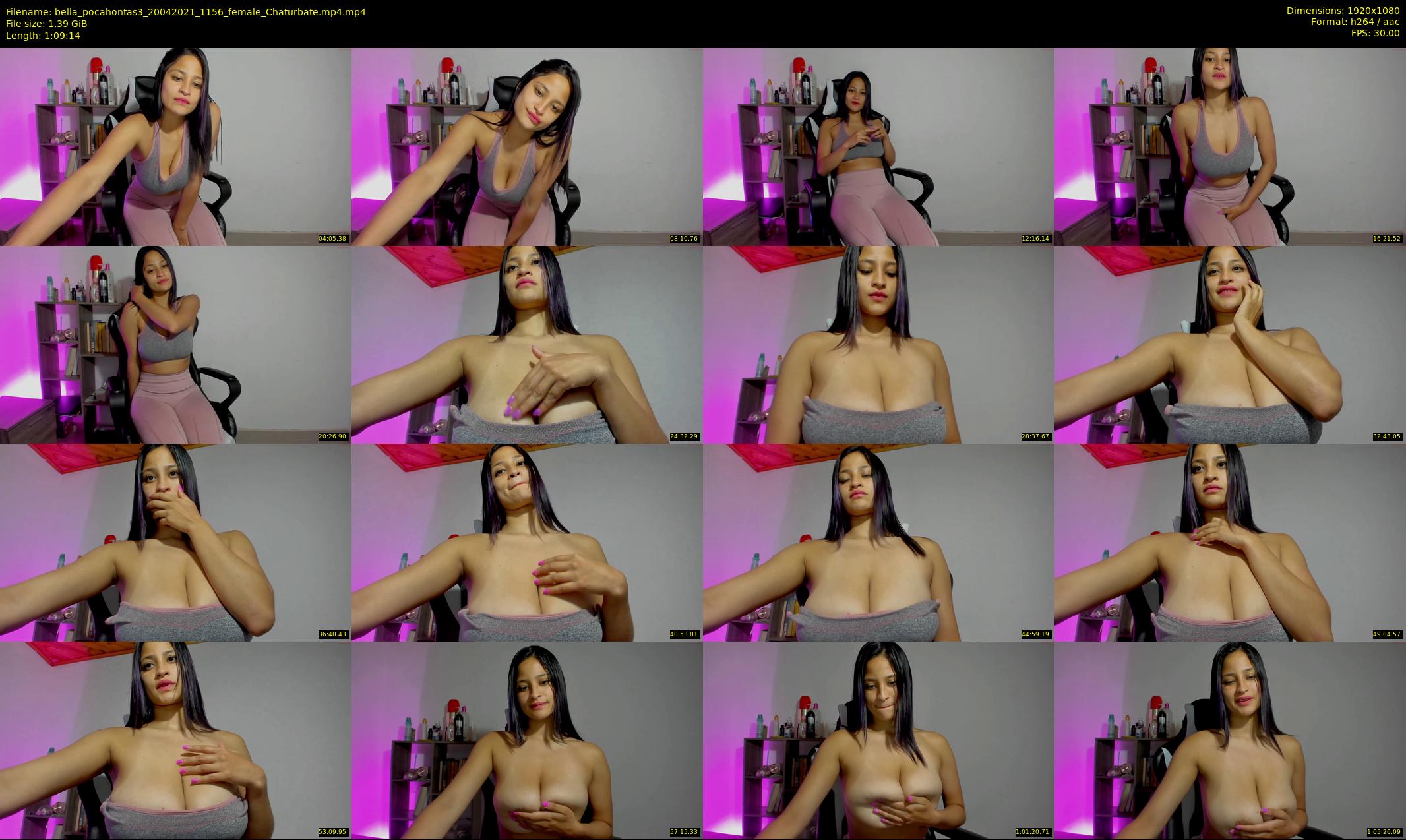 bella_pocahontas3 — 70 minute Chaturbate female cam show recording, 1080p, Apr 20, 2021