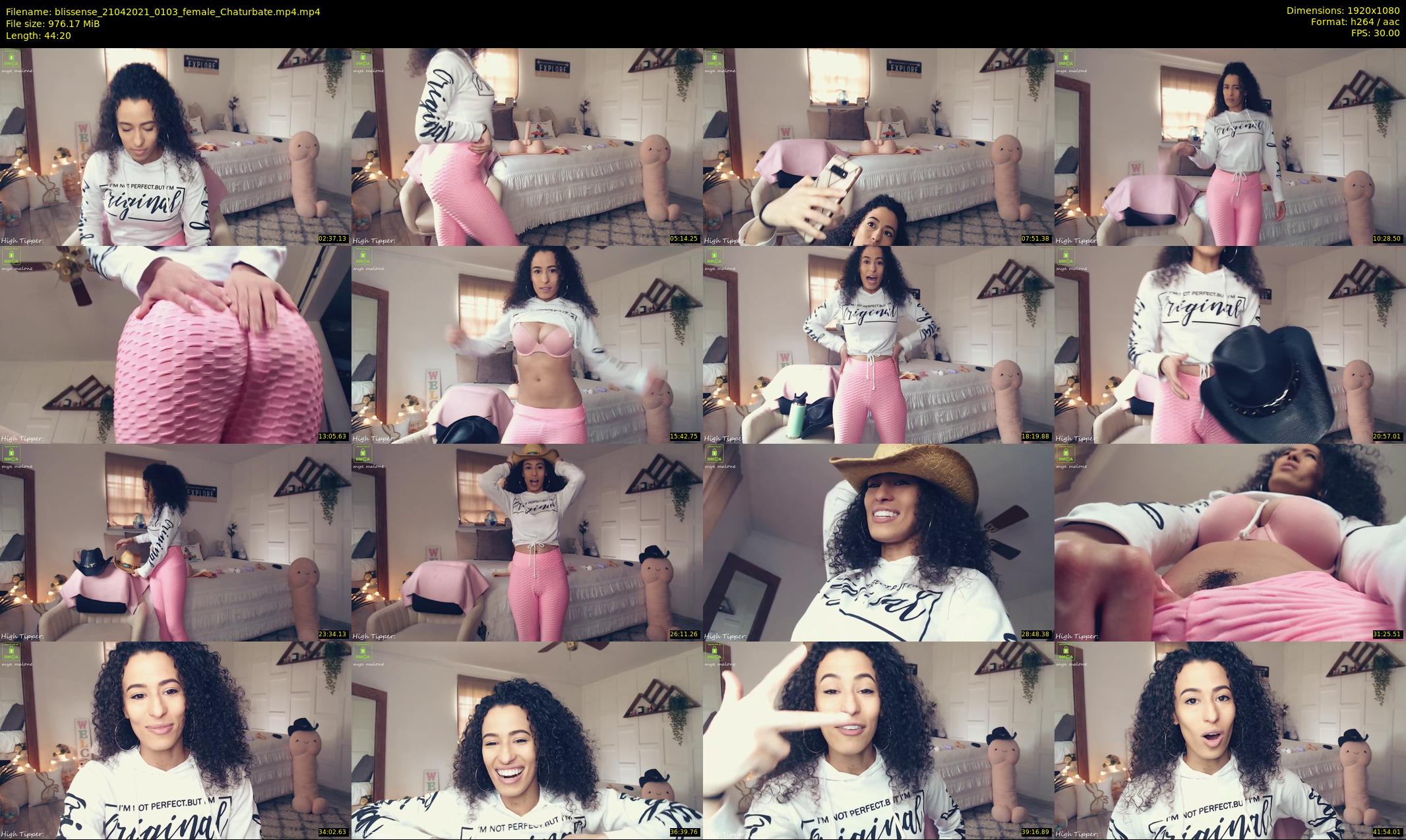 blissense — 45 minute Chaturbate female cam show recording, 1080p, Apr 21, 2021