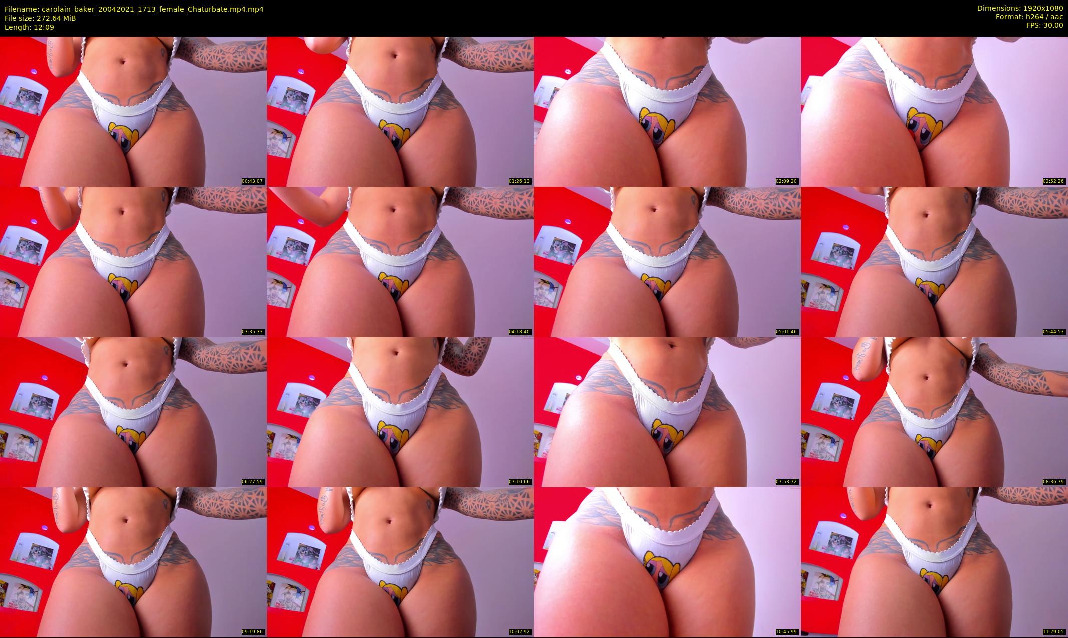 carolain_baker — 13 minute Chaturbate female cam show recording, 1080p, Apr 20, 2021