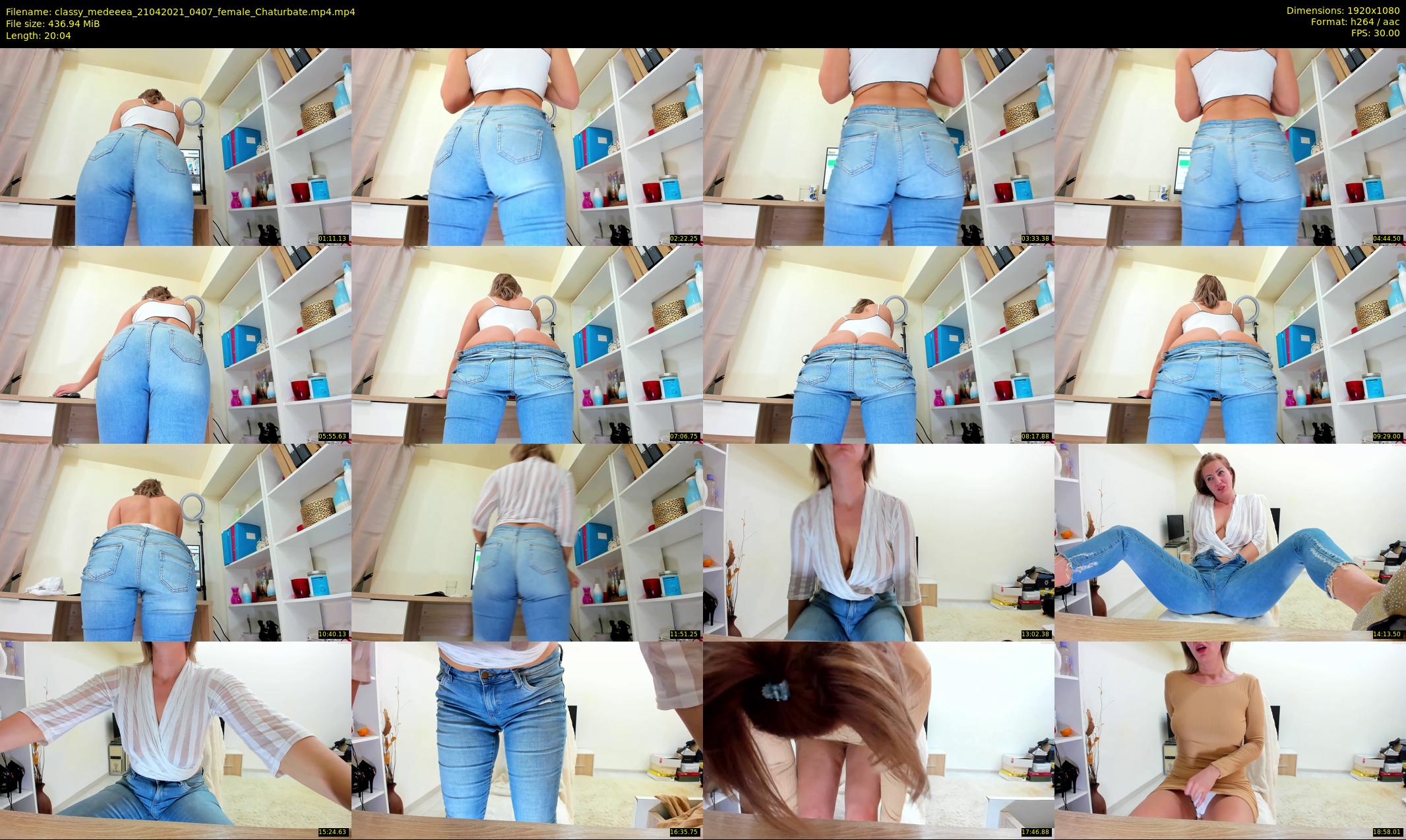 classy_medeeea — 21 minute Chaturbate female cam show recording, 1080p, Apr 21, 2021