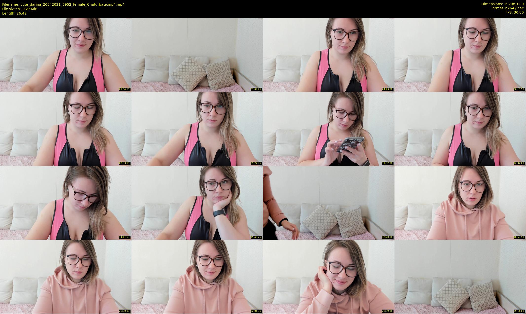 cute_darina — 27 minute Chaturbate female cam show recording, 1080p, Apr 20, 2021