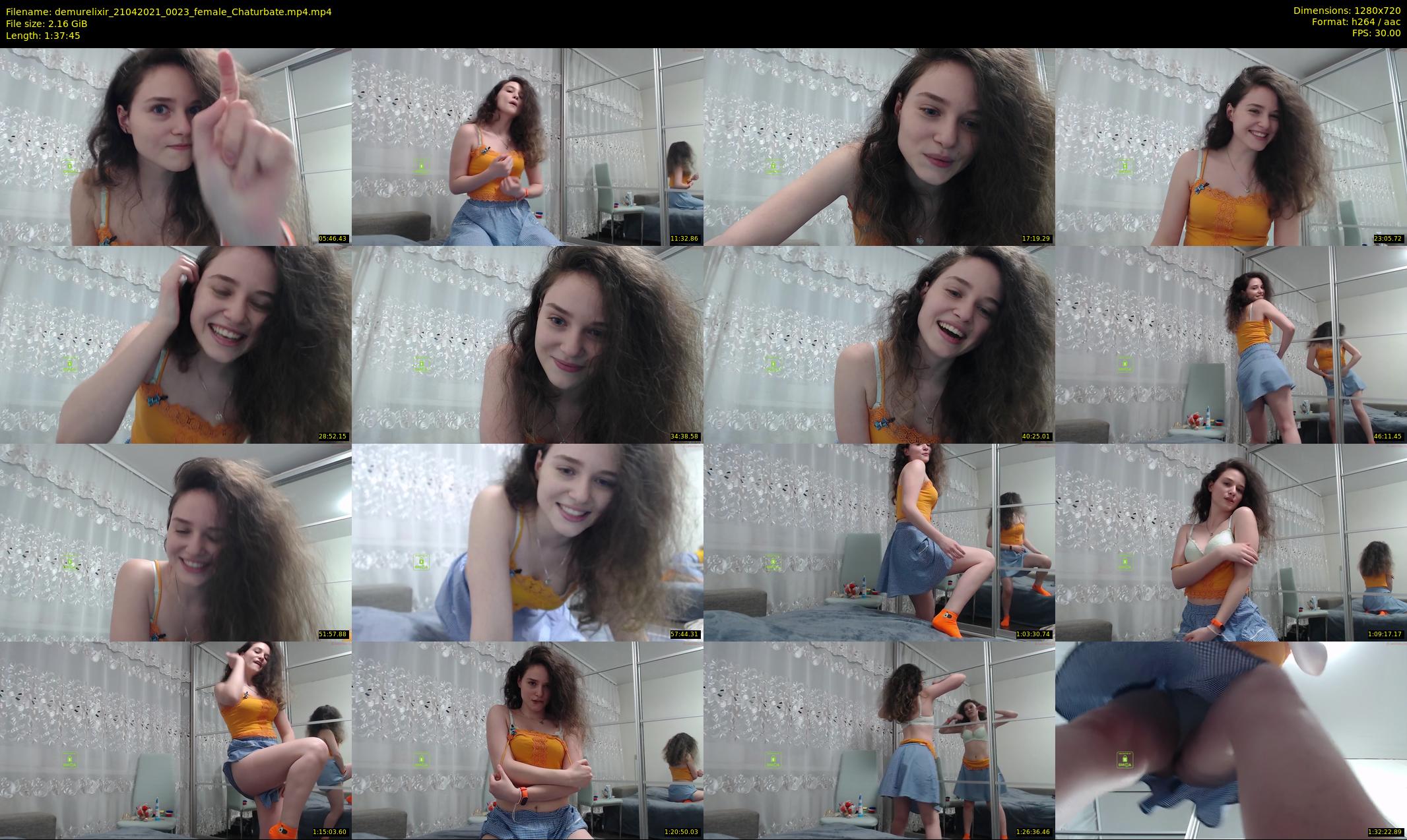 demurelixir — 98 minute Chaturbate female cam show recording, 720p, Apr 21, 2021