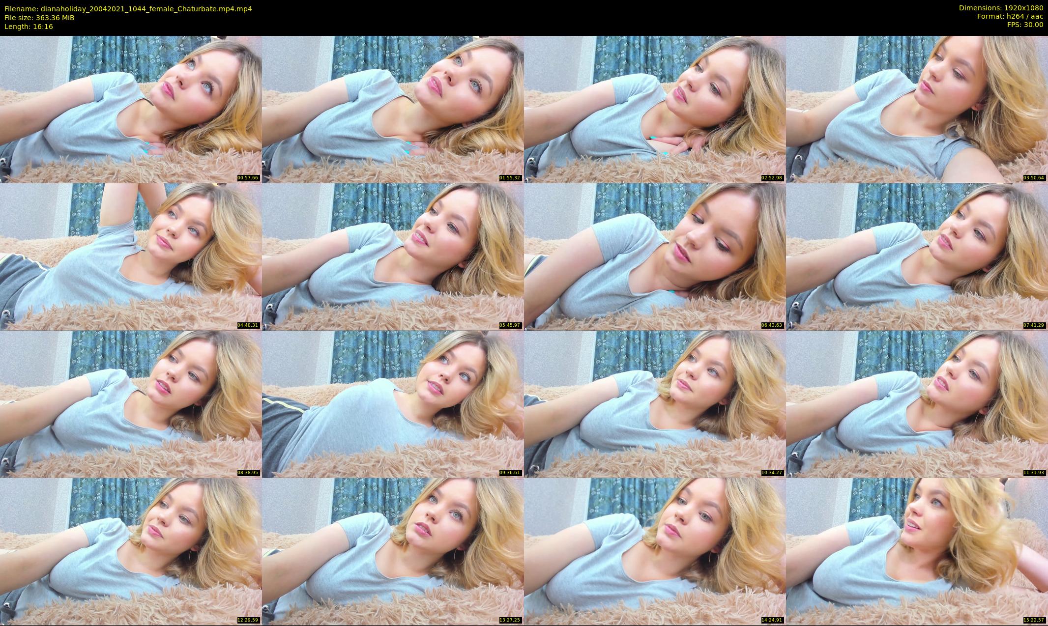 dianaholiday — 17 minute Chaturbate female cam show recording, 1080p, Apr 20, 2021