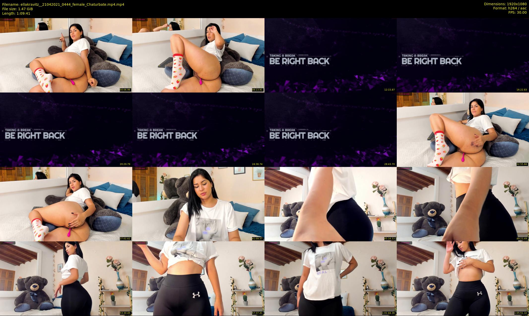 ellakravitz_ — 70 minute Chaturbate female cam show recording, 1080p, Apr 21, 2021