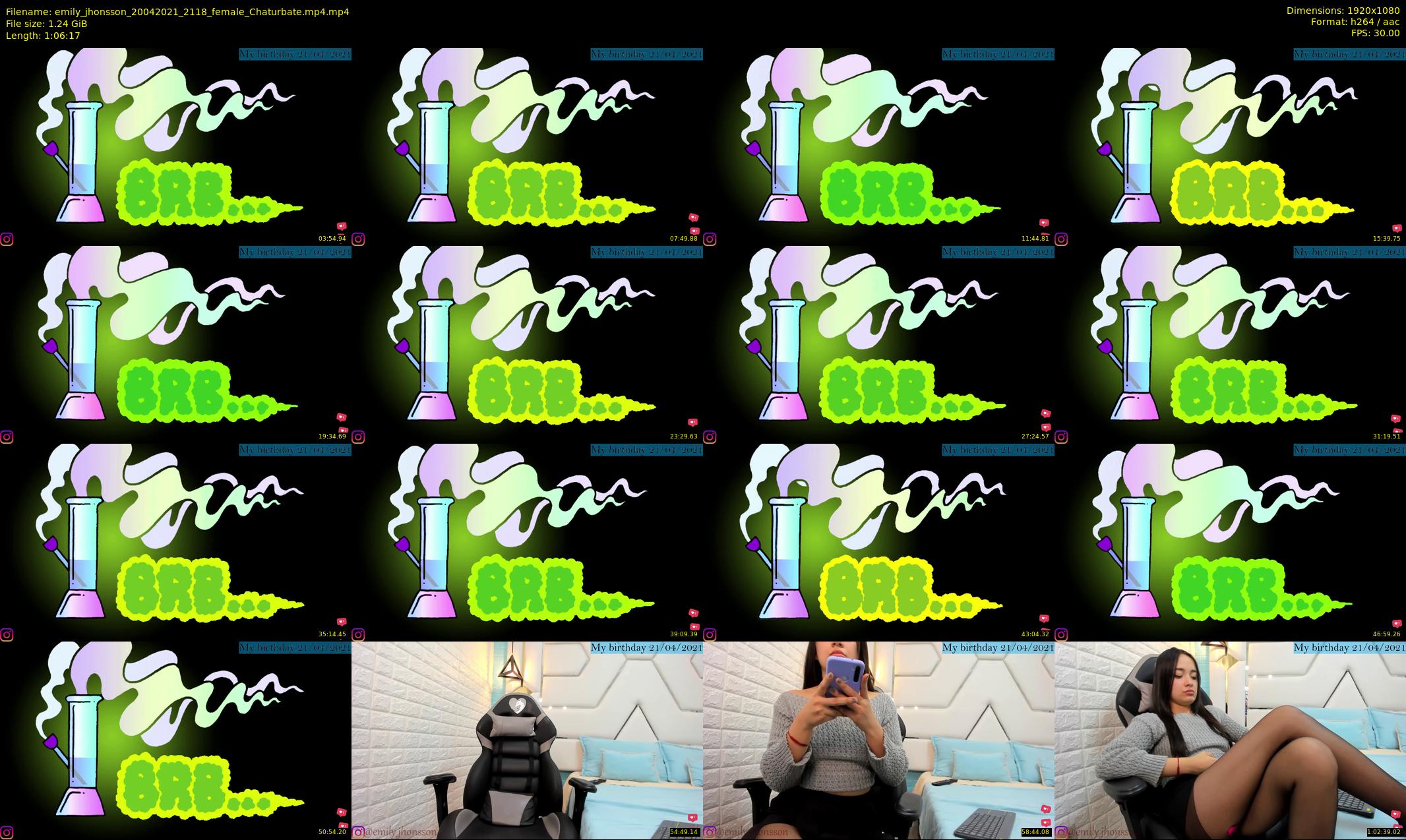 emily_jhonsson — 67 minute Chaturbate female cam show recording, 1080p, Apr 20, 2021