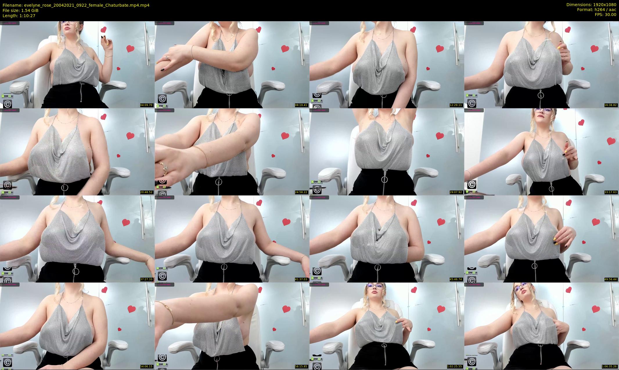 evelyne_rose — 71 minute Chaturbate female cam show recording, 1080p, Apr 20, 2021