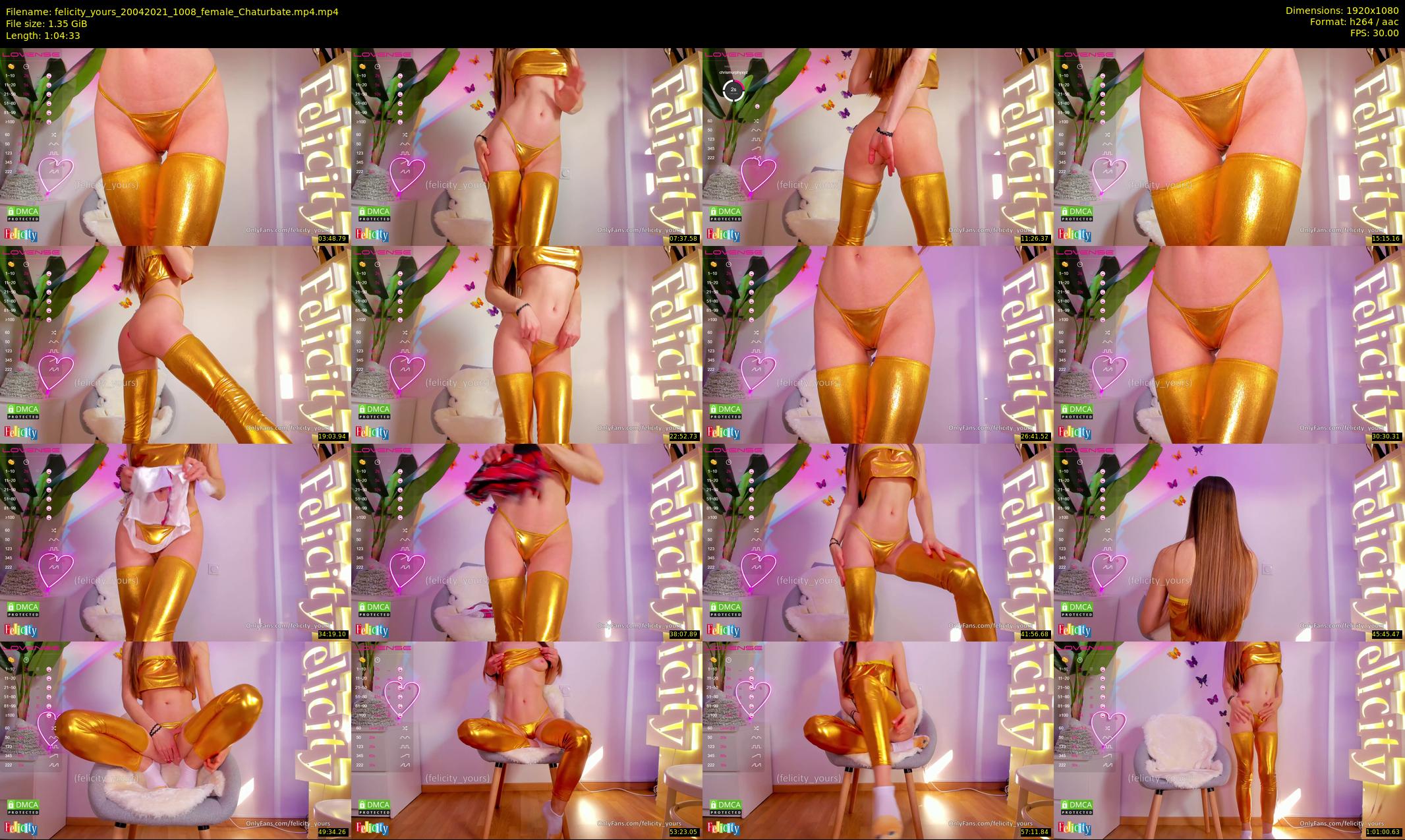felicity_yours — 65 minute Chaturbate female cam show recording, 1080p, Apr 20, 2021