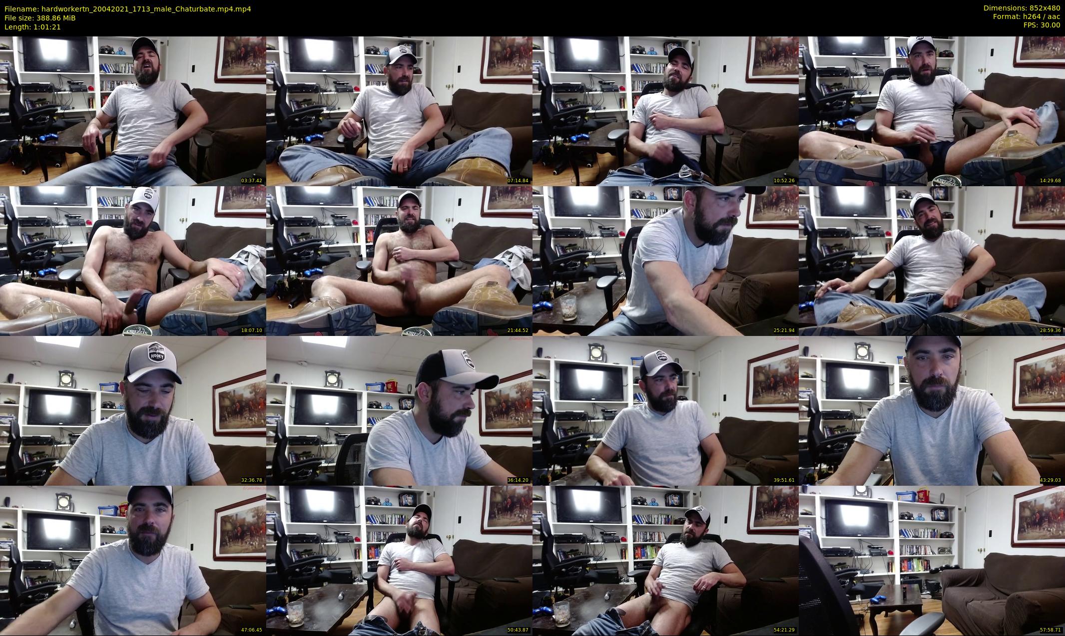 hardworkertn — 62 minute Chaturbate male cam show recording, 480p, Apr 20, 2021