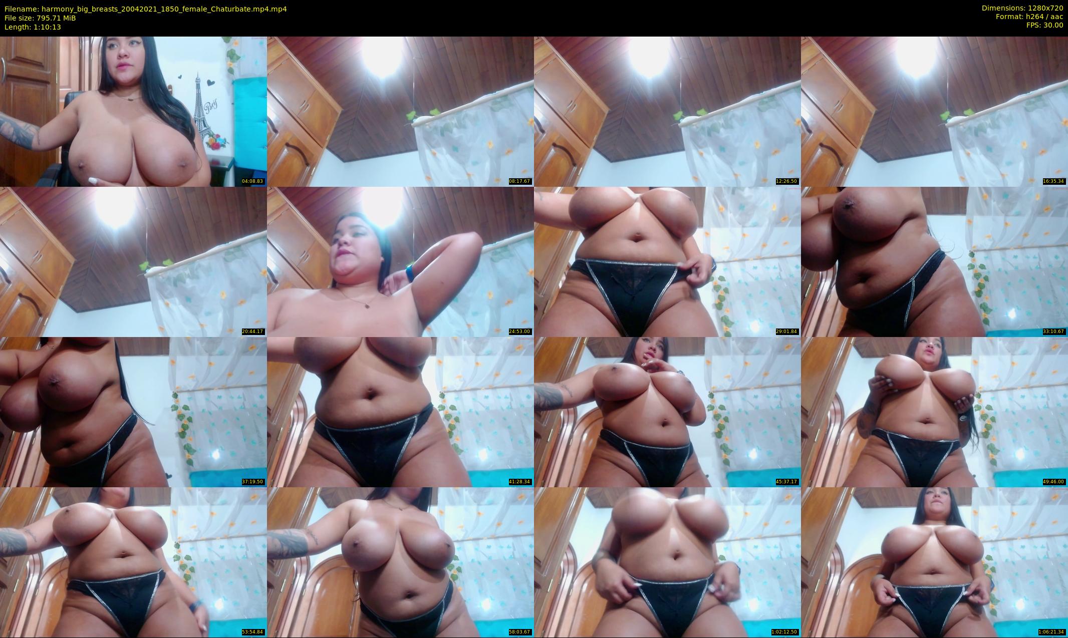harmony_big_breasts — 71 minute Chaturbate female cam show recording, 720p, Apr 20, 2021