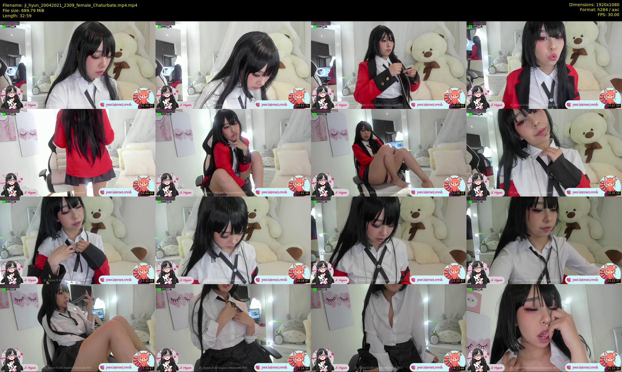 ji_hyun — 33 minute Chaturbate female cam show recording, 1080p, Apr 20, 2021