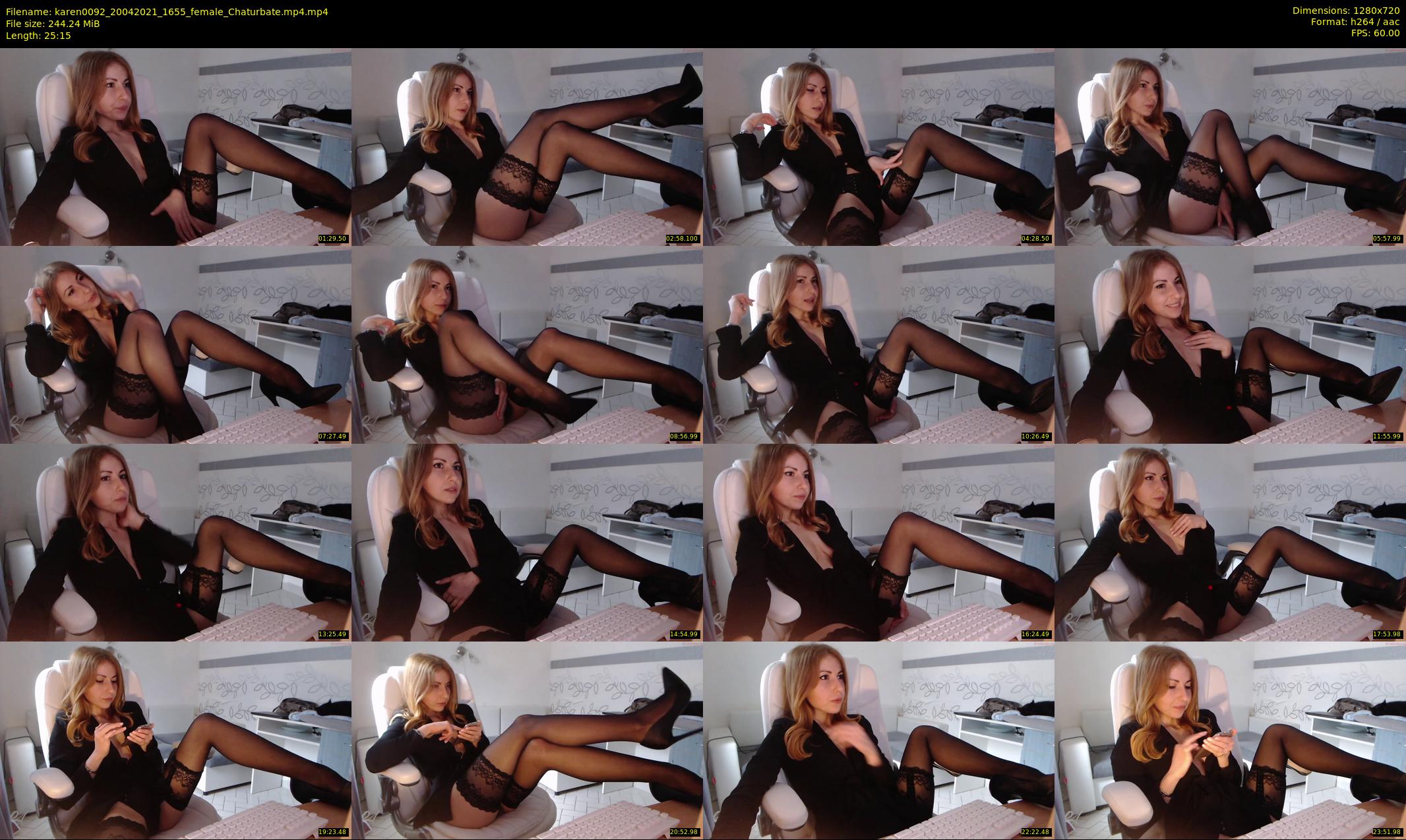 karen0092 — 26 minute Chaturbate female cam show recording, 720p, Apr 20, 2021