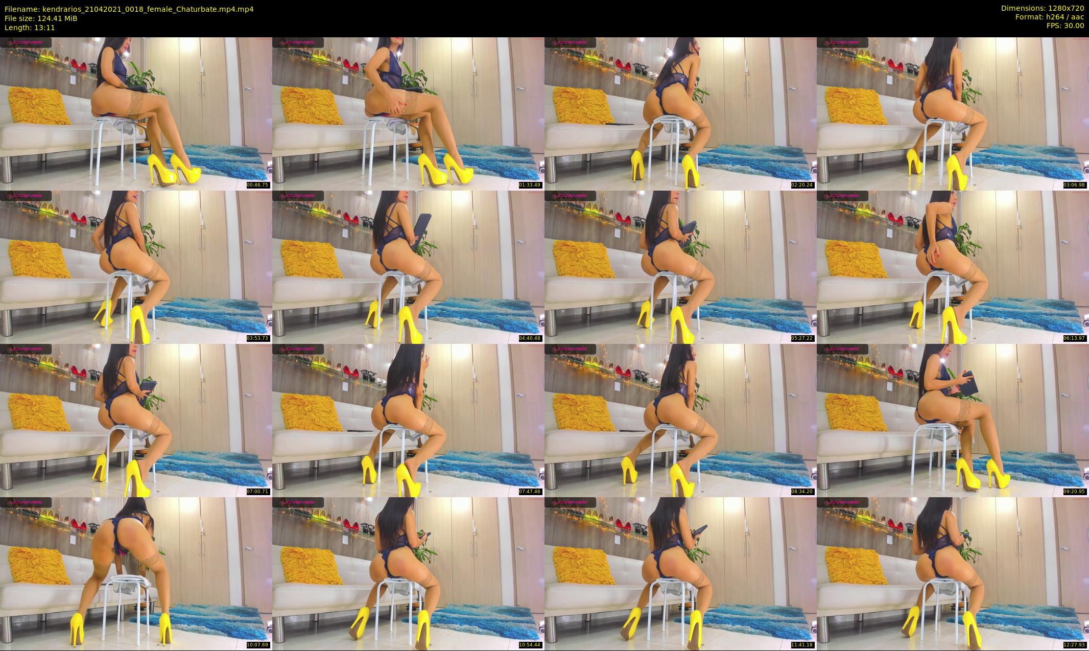 kendrarios — 14 minute Chaturbate female cam show recording, 720p, Apr 21, 2021