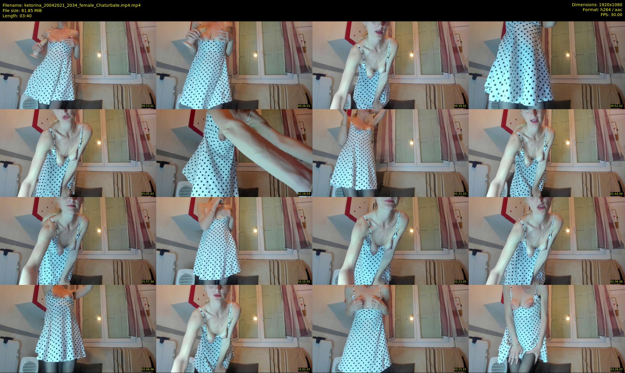 ketorina — 4 minute Chaturbate female cam show recording, 1080p, Apr 20, 2021