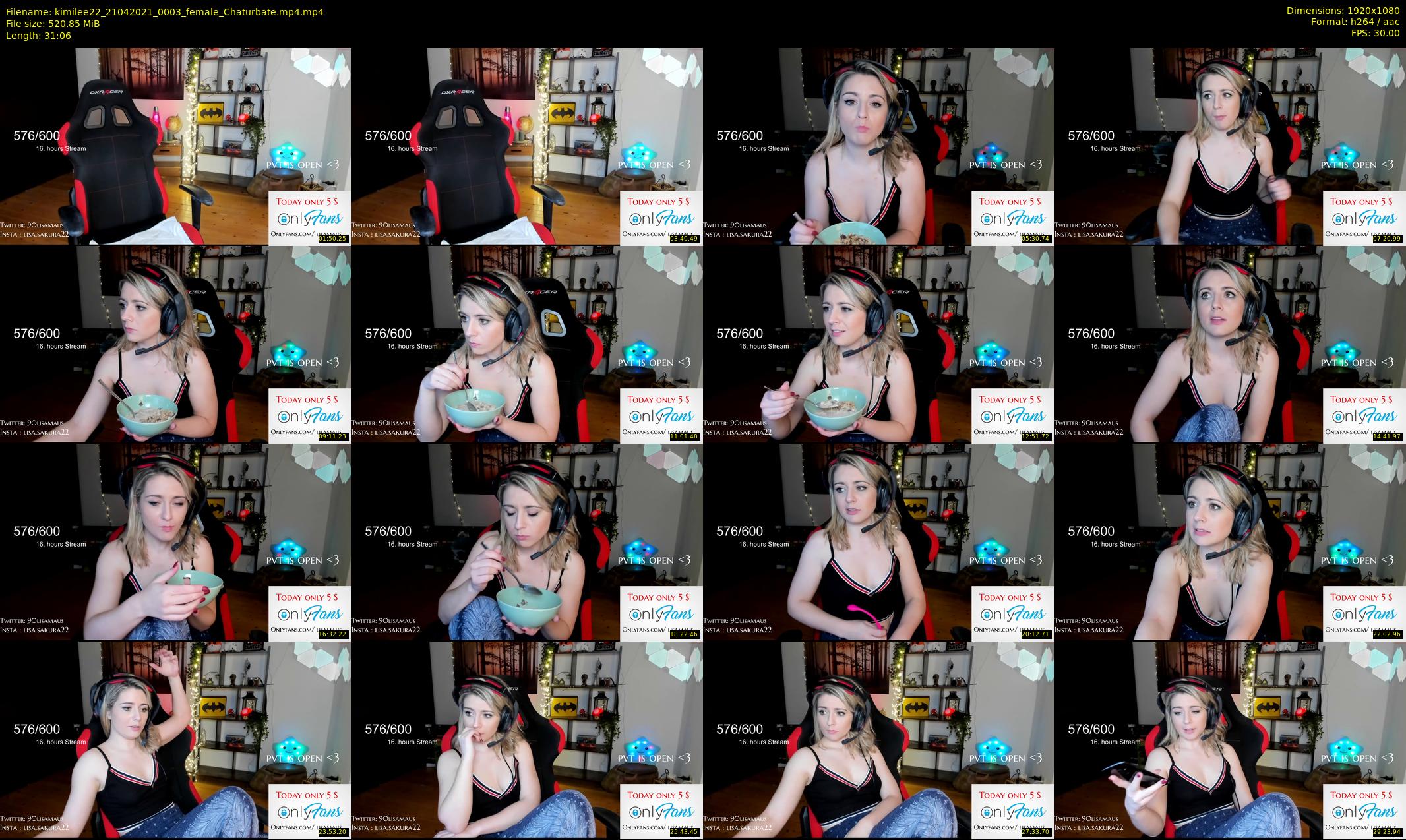 kimilee22 — 32 minute Chaturbate female cam show recording, 1080p, Apr 21, 2021