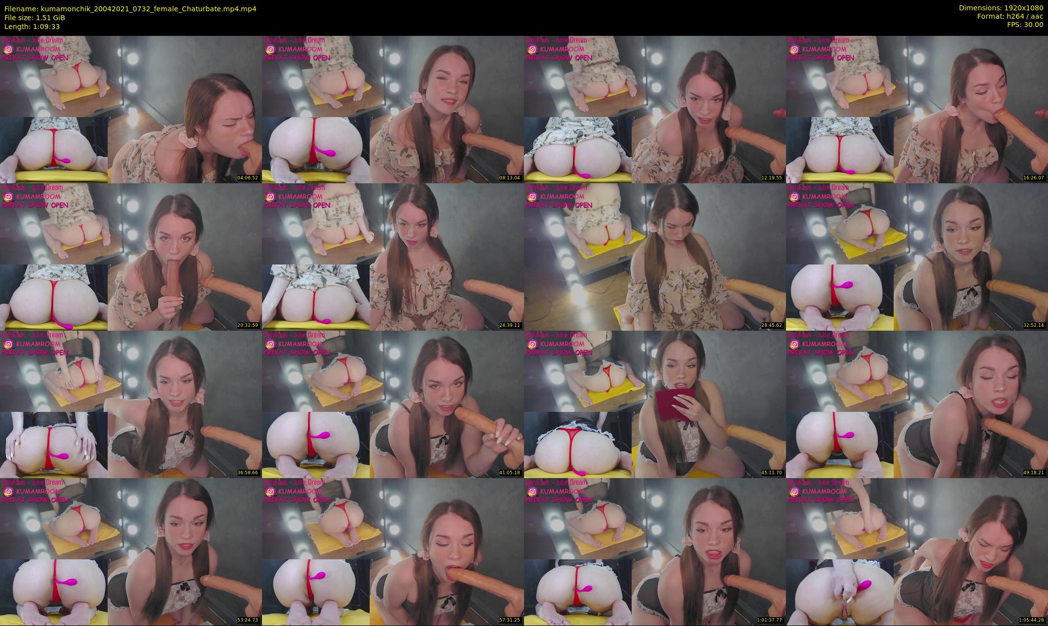 kumamonchik — 70 minute Chaturbate couple cam show recording, 1080p, Apr 20, 2021