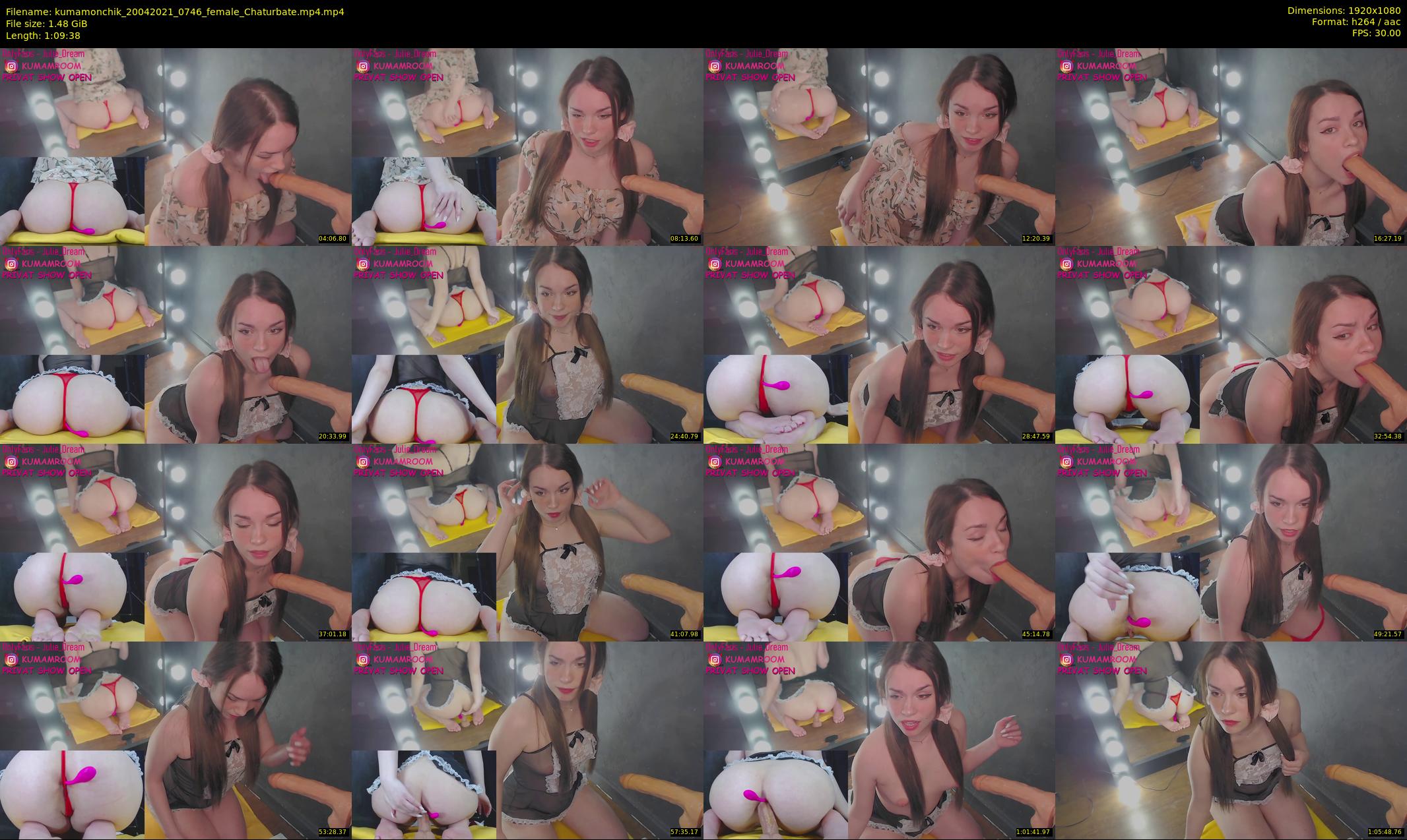 kumamonchik — 70 minute Chaturbate couple cam show recording, 1080p, Apr 20, 2021