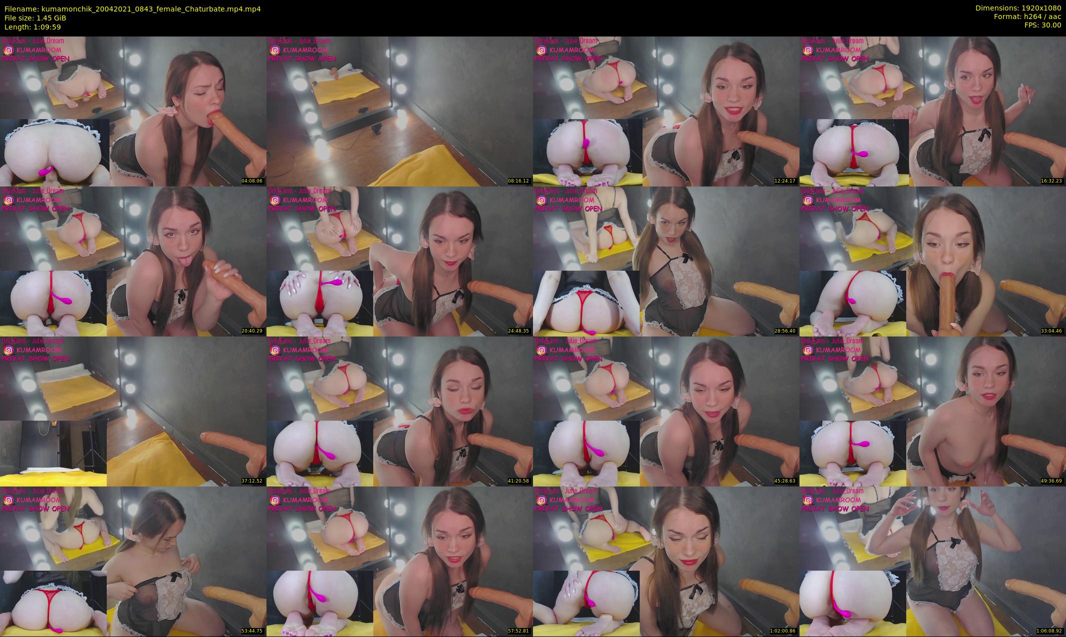 kumamonchik — 70 minute Chaturbate couple cam show recording, 1080p, Apr 20, 2021
