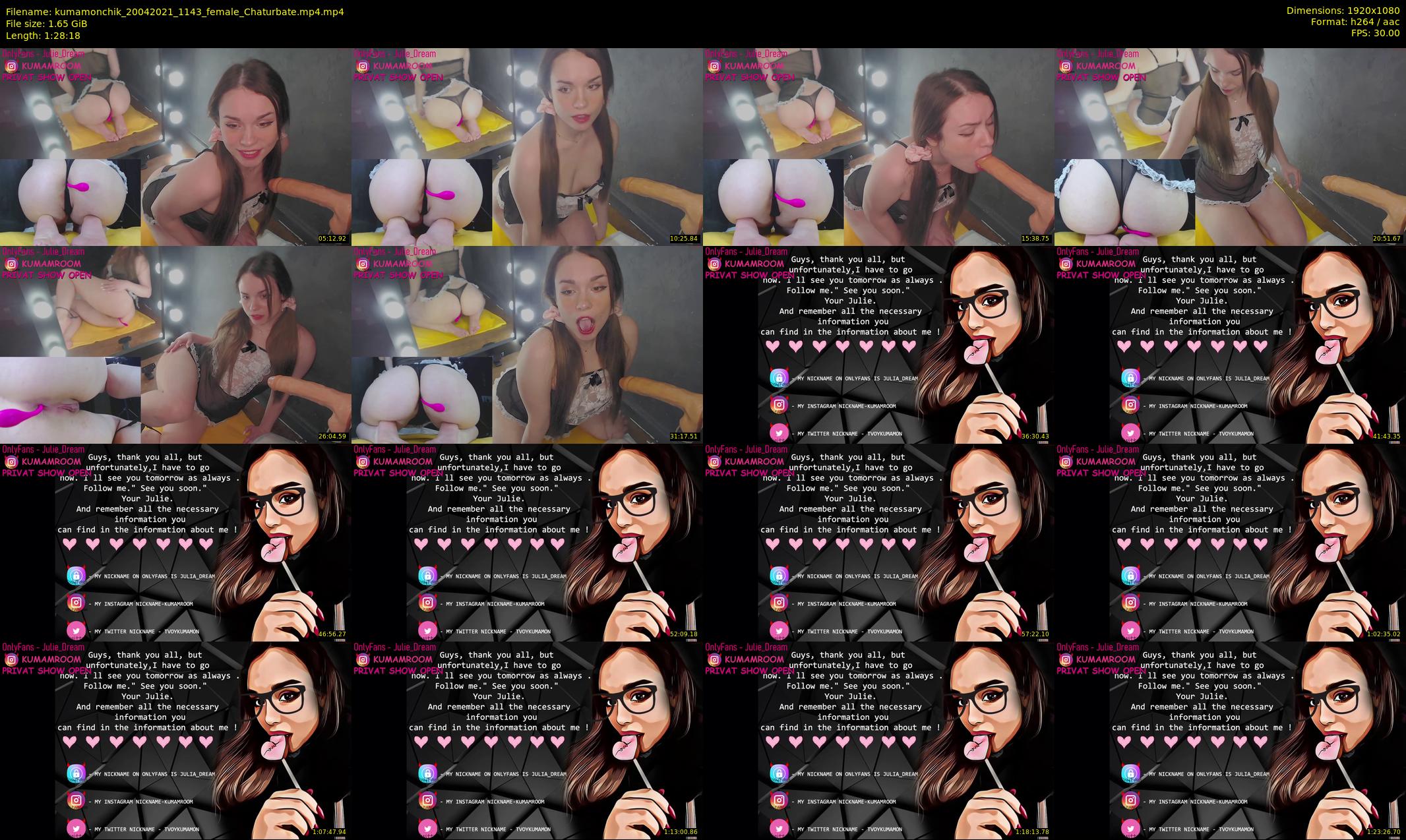 kumamonchik — 89 minute Chaturbate couple cam show recording, 1080p, Apr 20, 2021