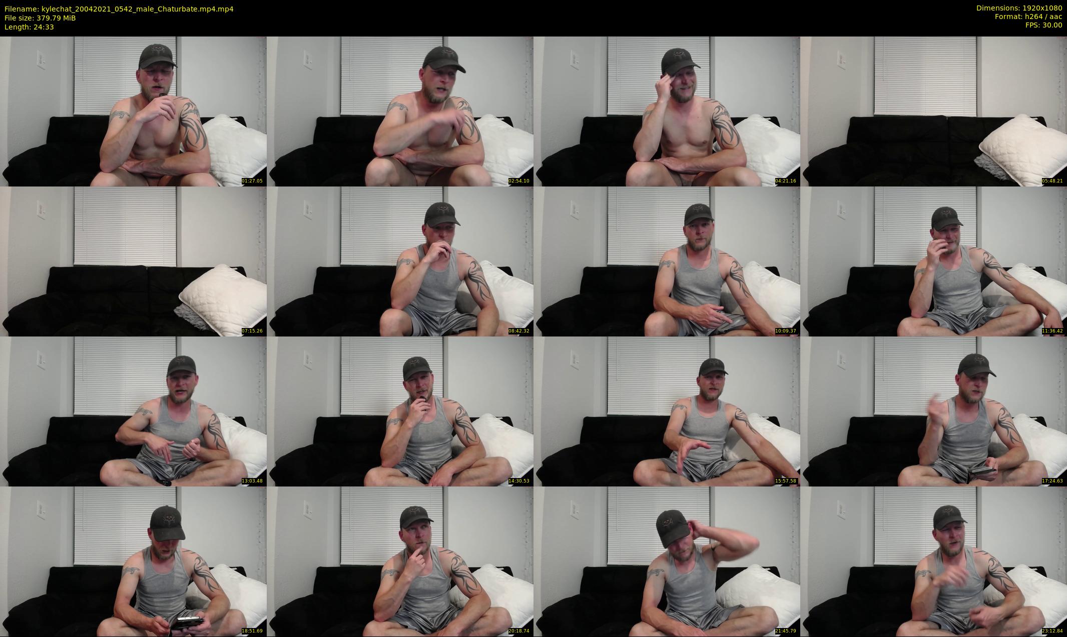 kylechat — 25 minute Chaturbate male cam show recording, 1080p, Apr 20, 2021