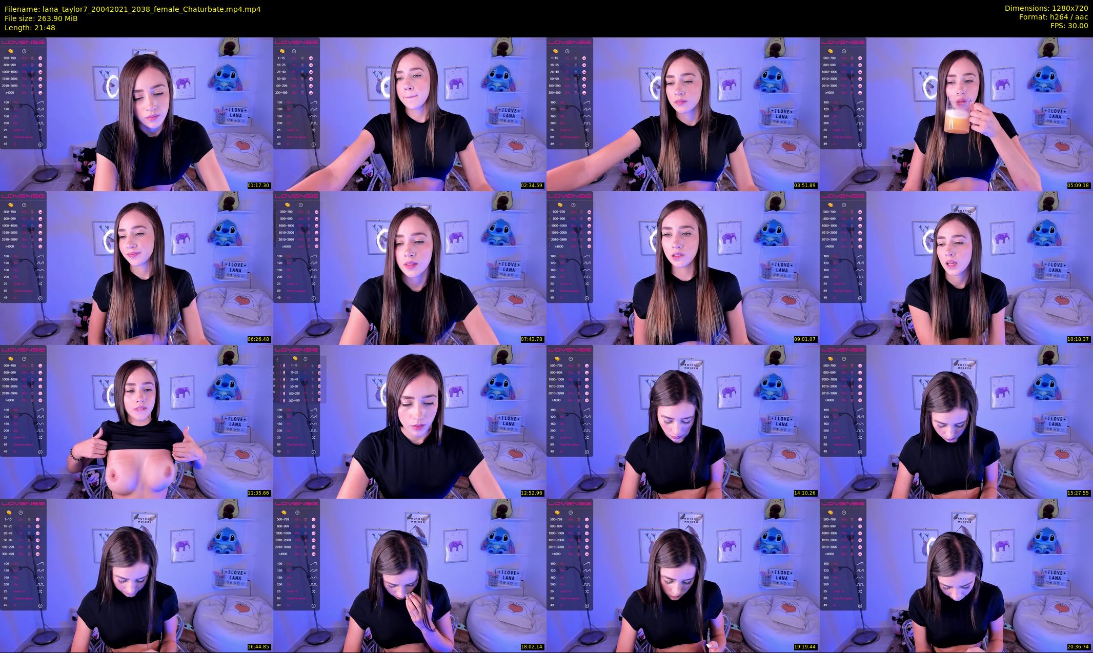 lana_taylor7 — 22 minute Chaturbate female cam show recording, 720p, Apr 20, 2021