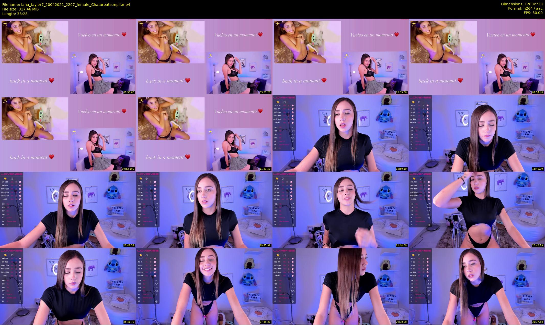 lana_taylor7 — 34 minute Chaturbate female cam show recording, 720p, Apr 20, 2021