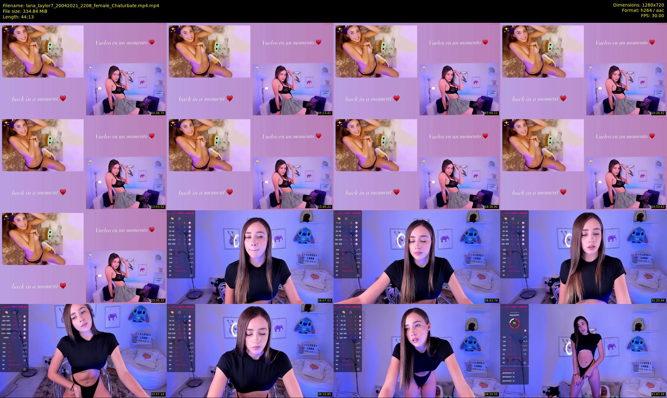 lana_taylor7 — 45 minute Chaturbate female cam show recording, 720p, Apr 20, 2021